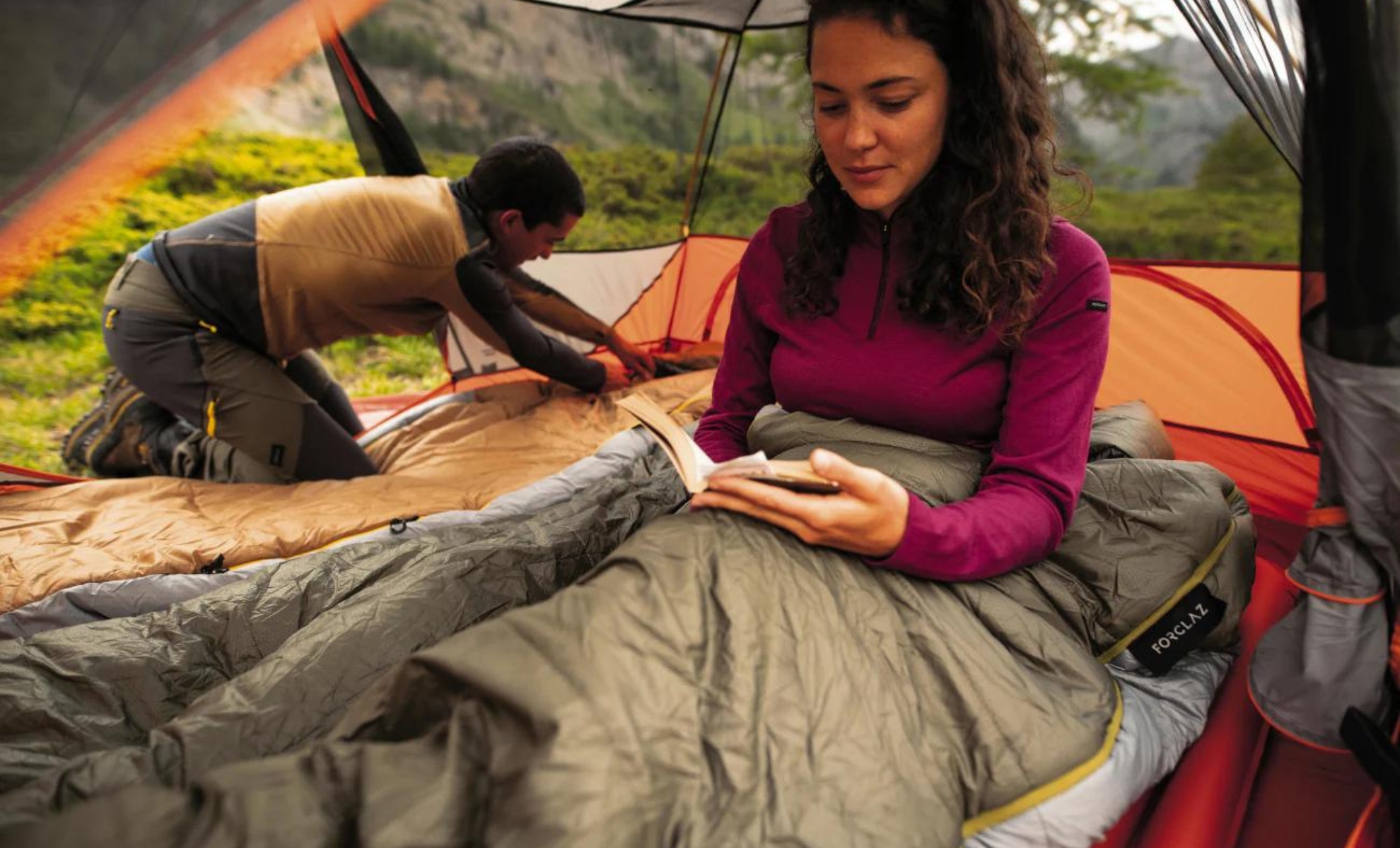 La couverture pour randonnées et campings