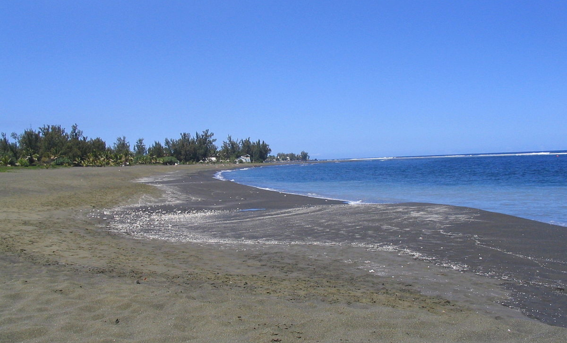 La plage de l’Étang-Salé, la Réunion