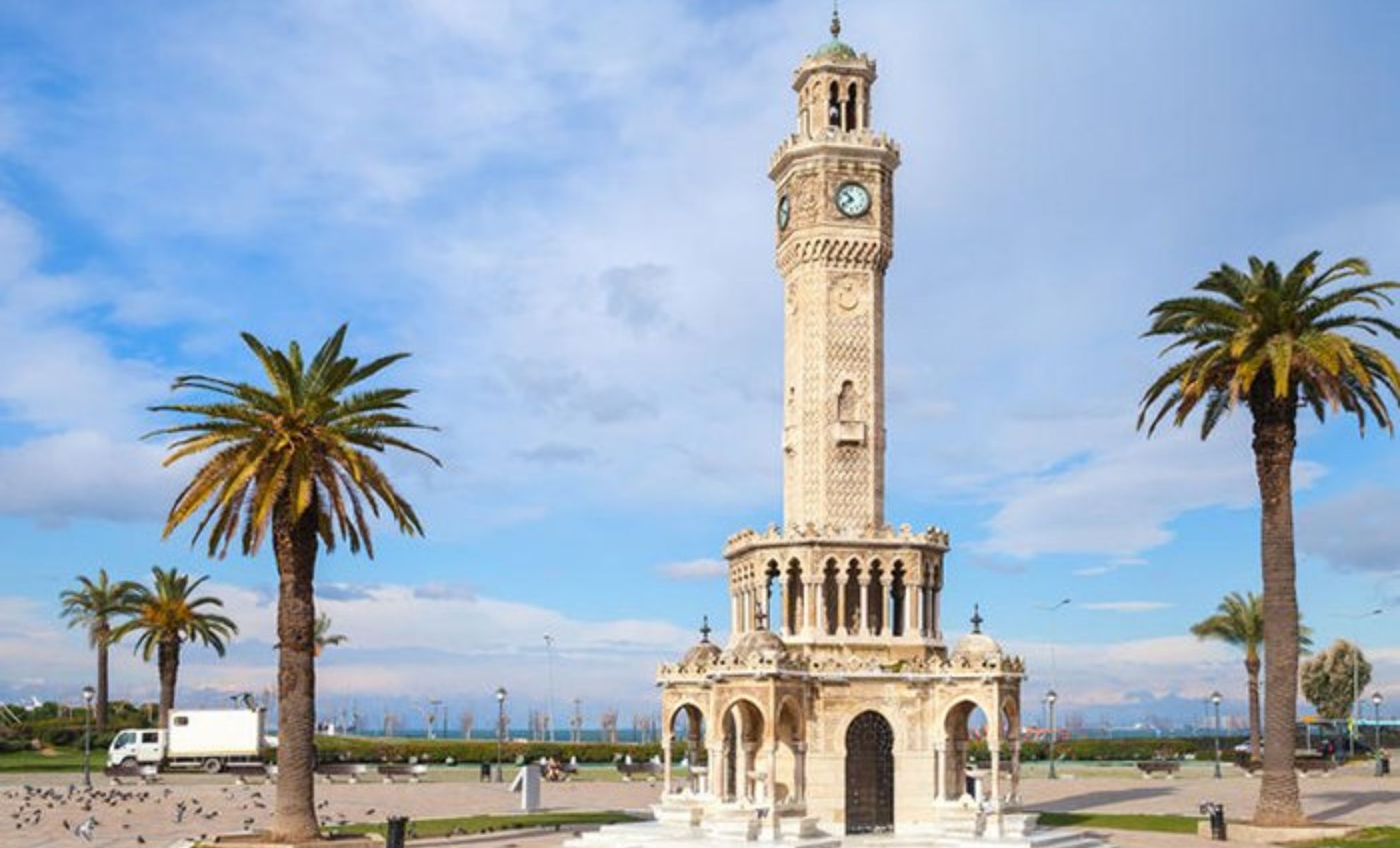 La tour d'horloge Izmir, Turquie 