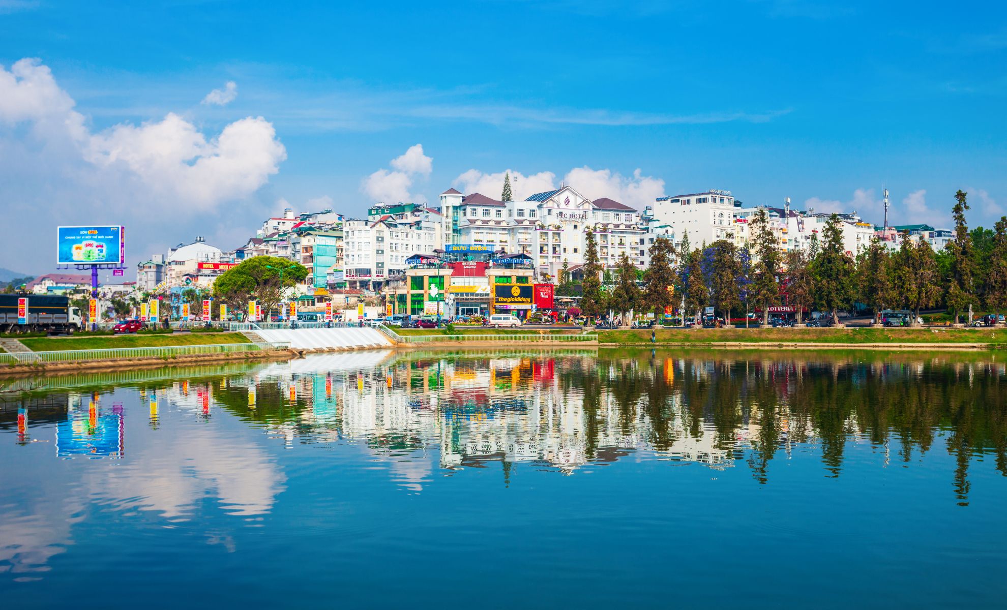 La ville de Dalat, Vietnam