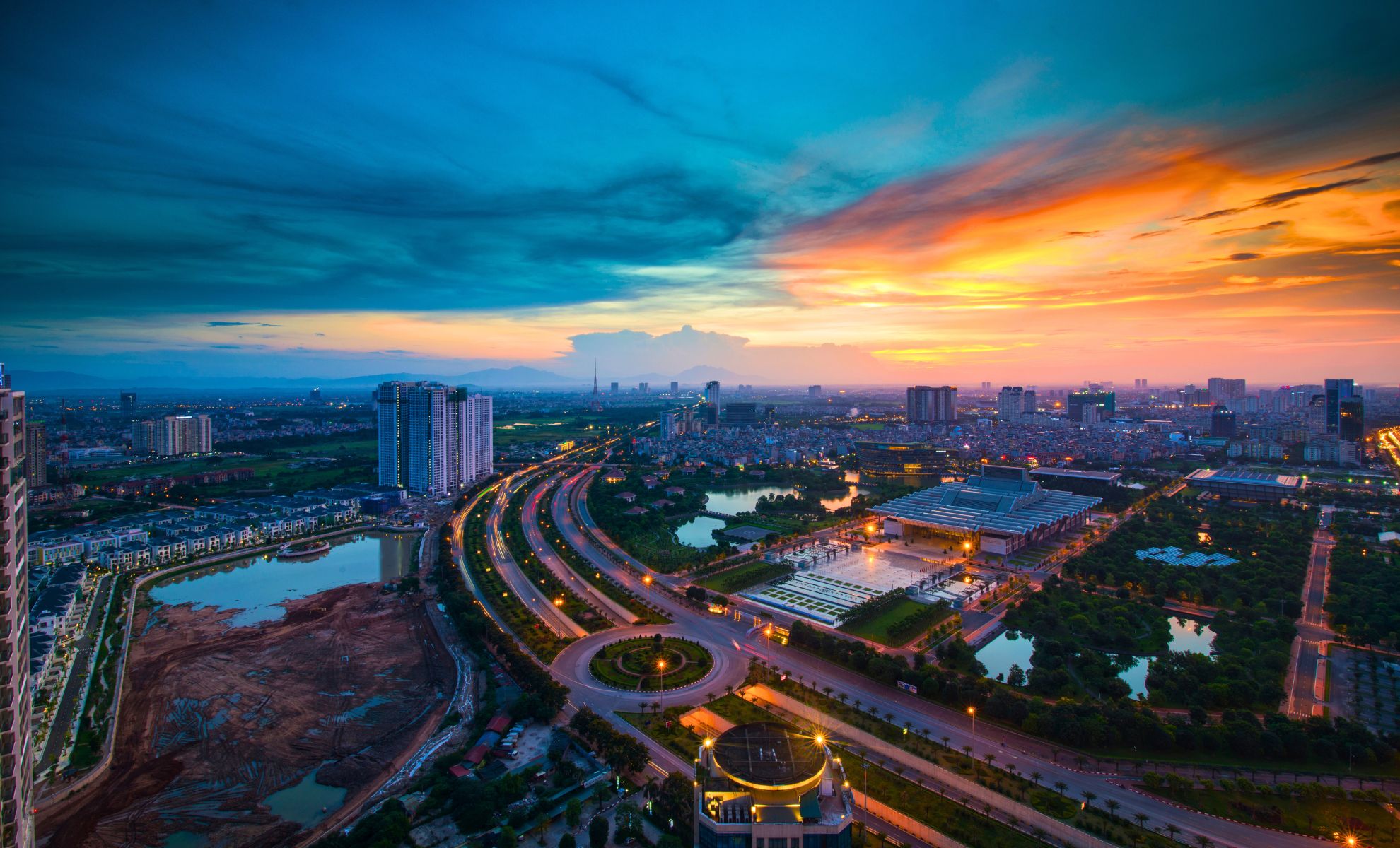 La ville de Hanoi, Vietnam