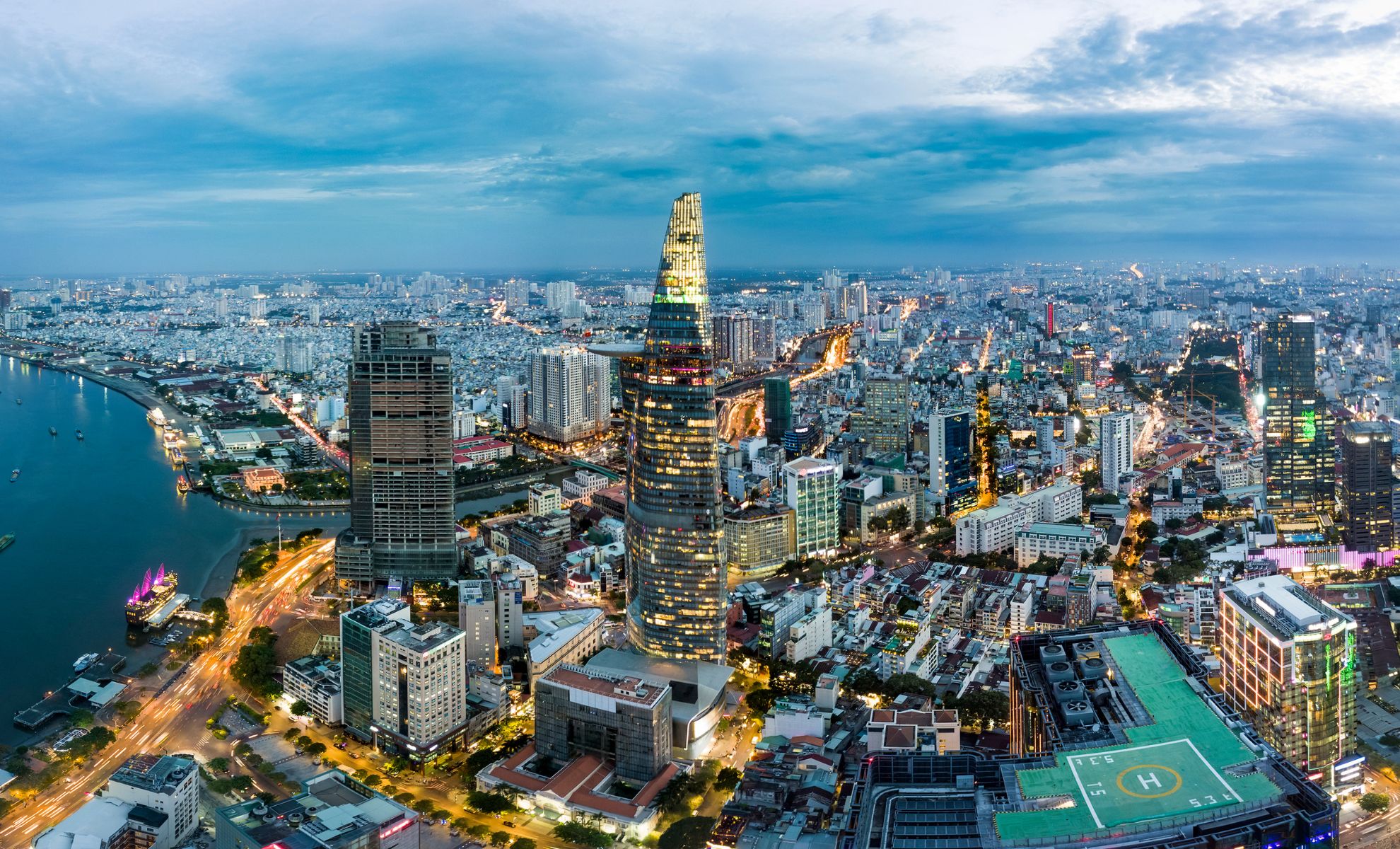 La ville de Hô Chi Minh, Vietnam