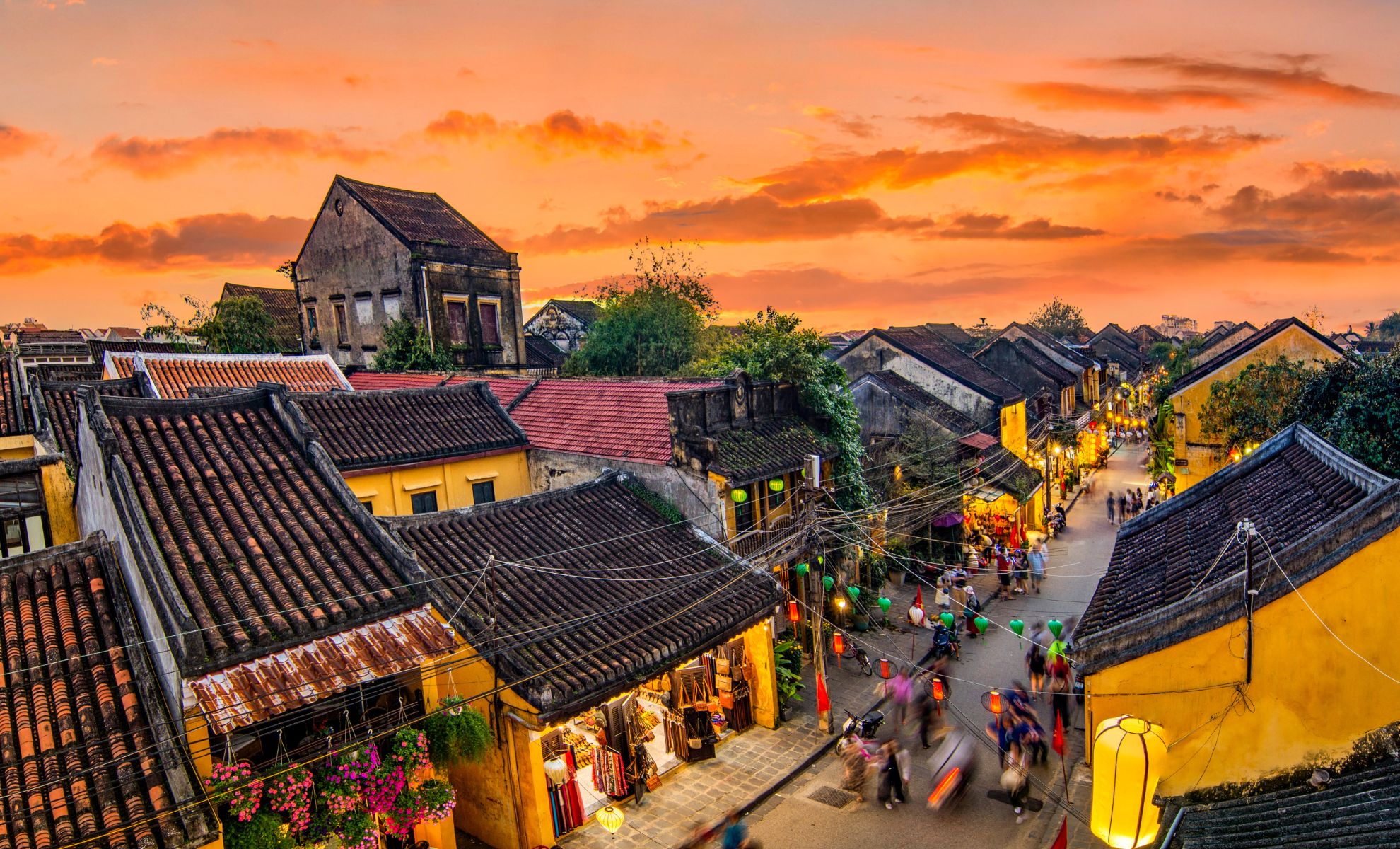 La ville de Hoi An, Vietnam