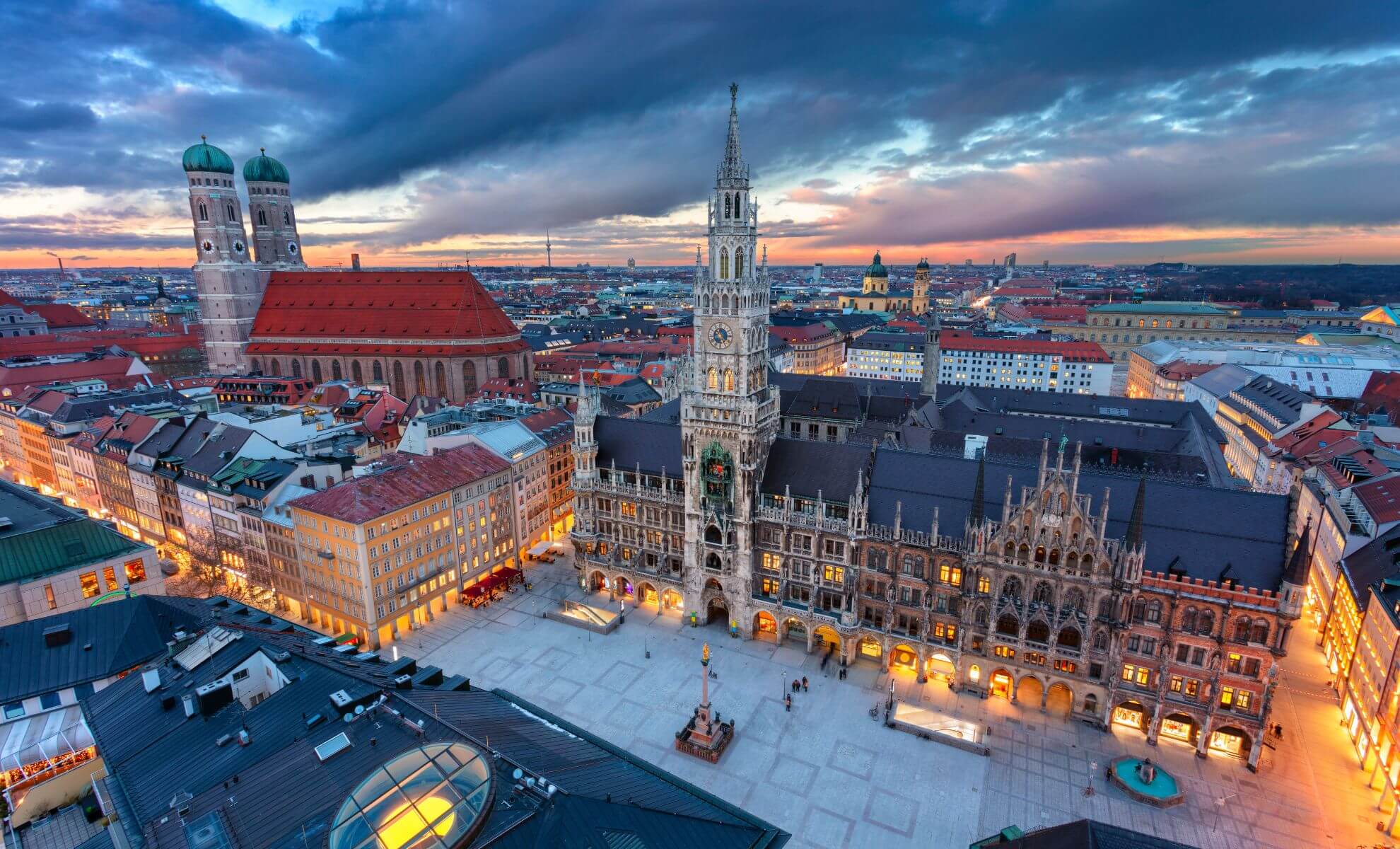 La ville de Munich, Allemagne