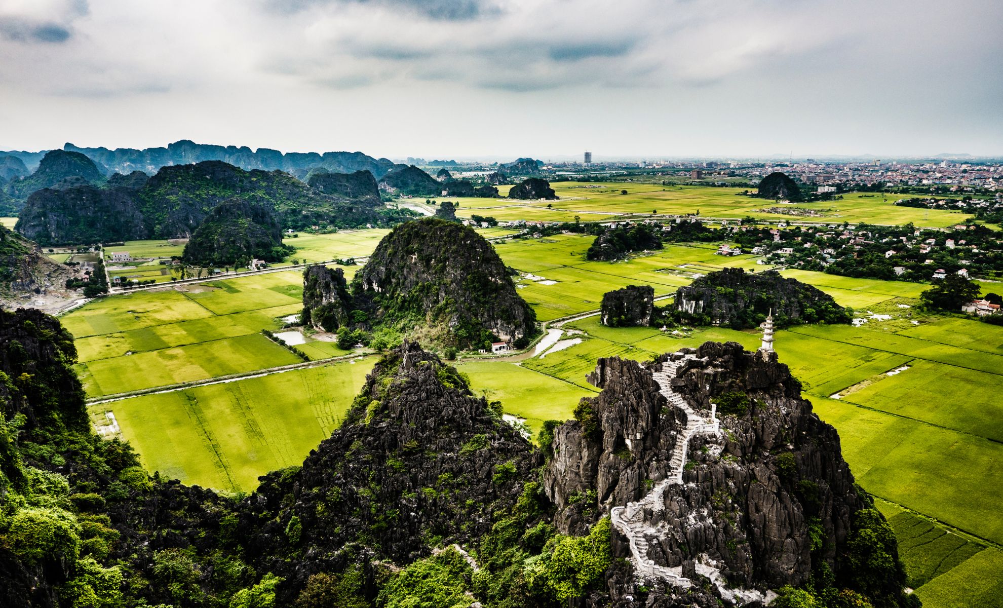 La ville de Ninh Binh, Vietnam