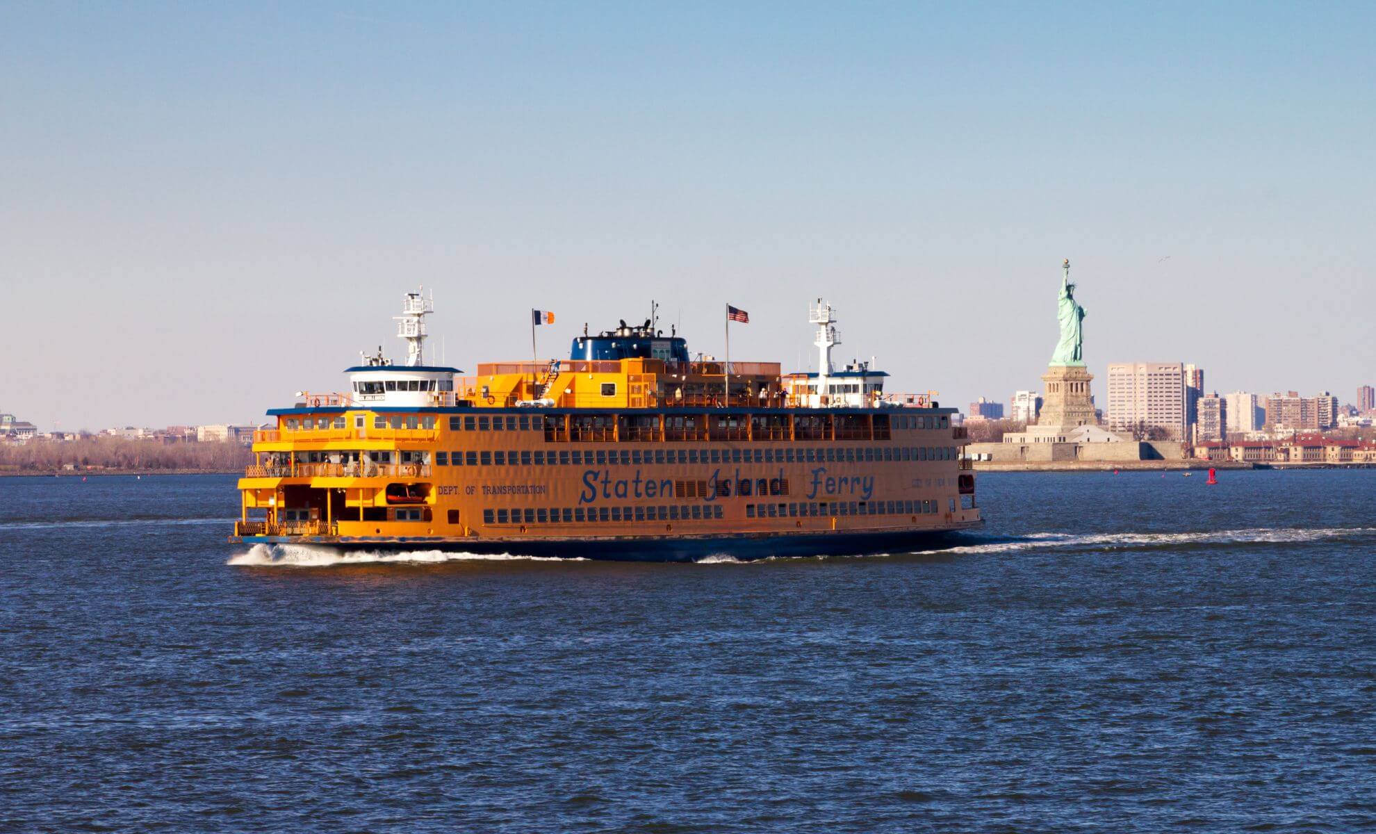 Le ferry de Staten Island, New York, États-Unis