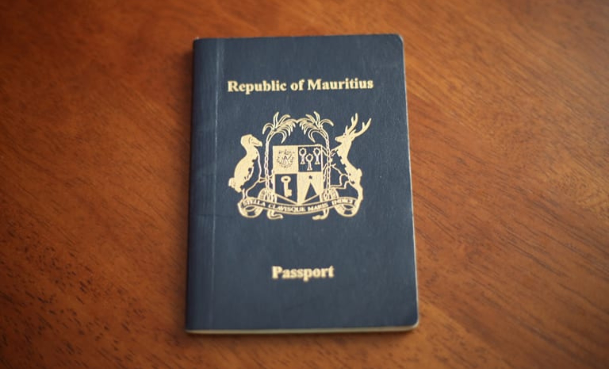 Le passport d'île Maurice