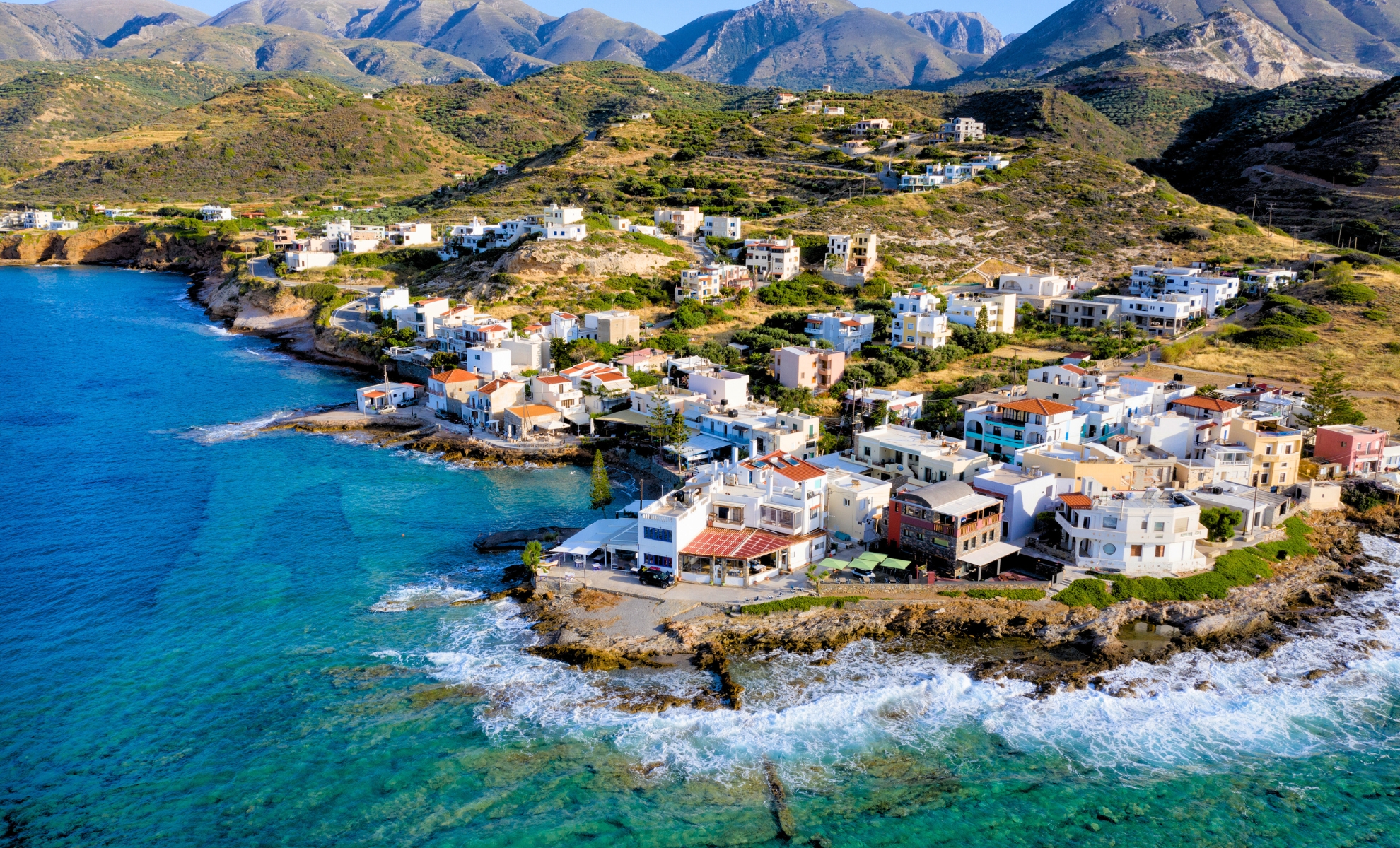 Le village de Mochlos en Crète, Grèce