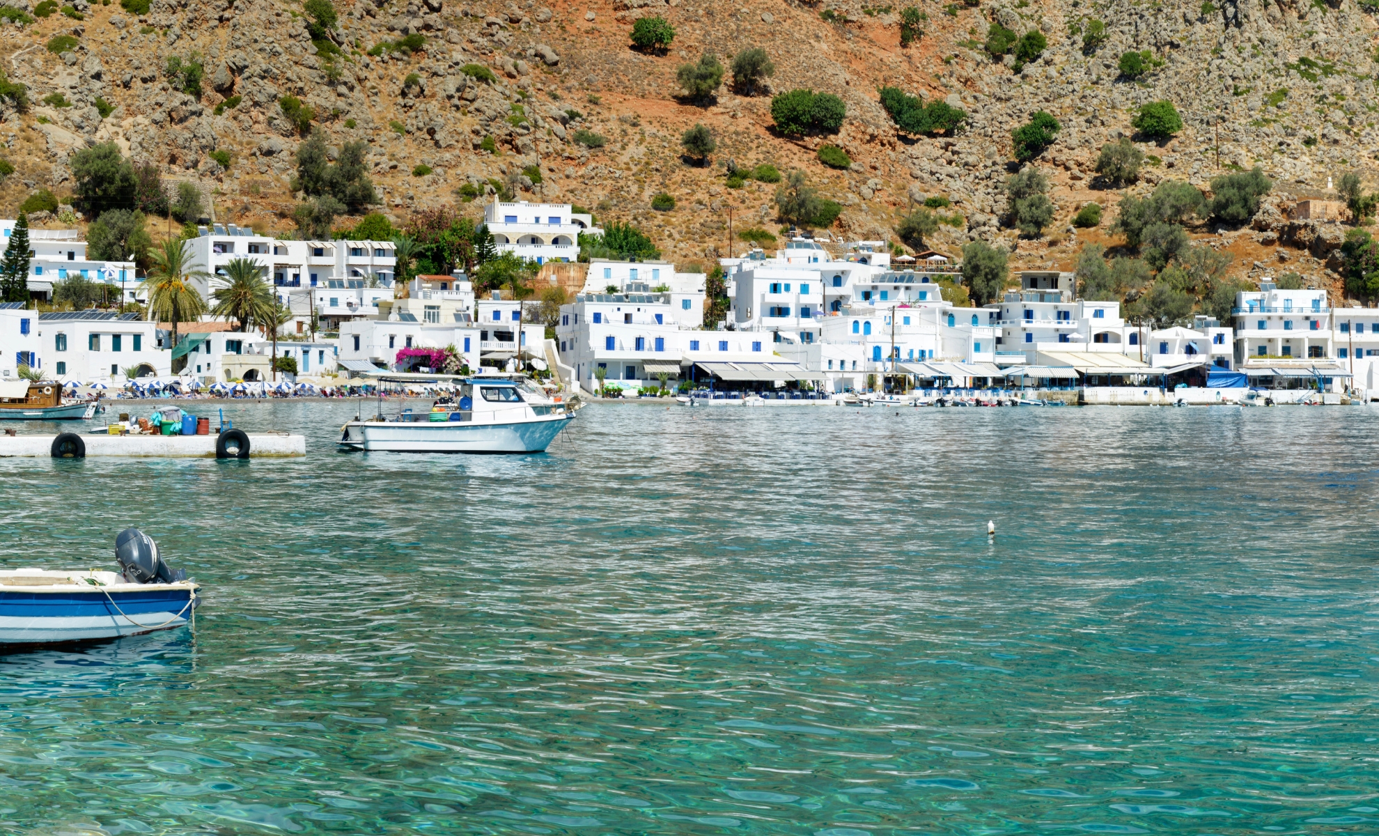 Village de Loutro en Crète, Grèce