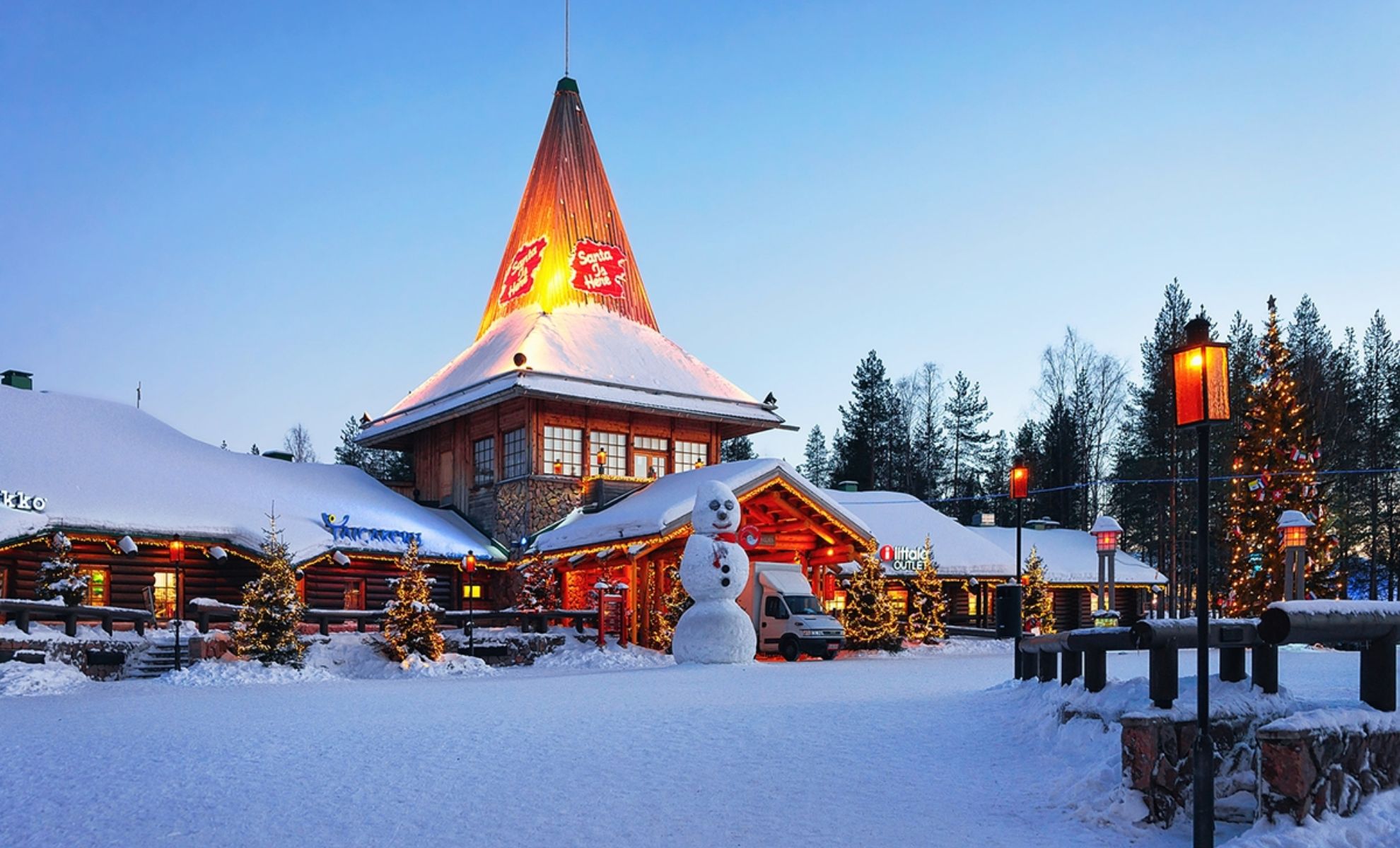 Visiter la maison du père Noël à Rovaniemi, en Laponie, Finlande