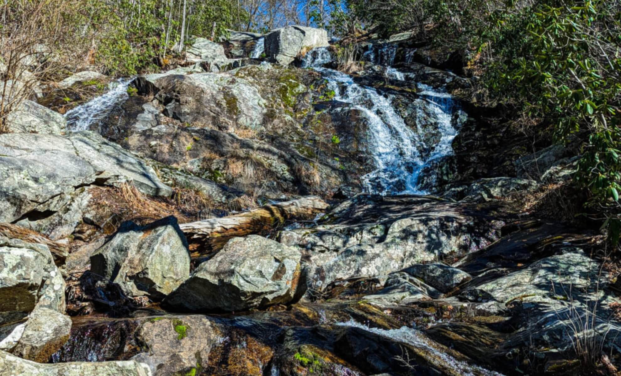 Flat Top-Fallingwater Cascades Trail aux États-Unis