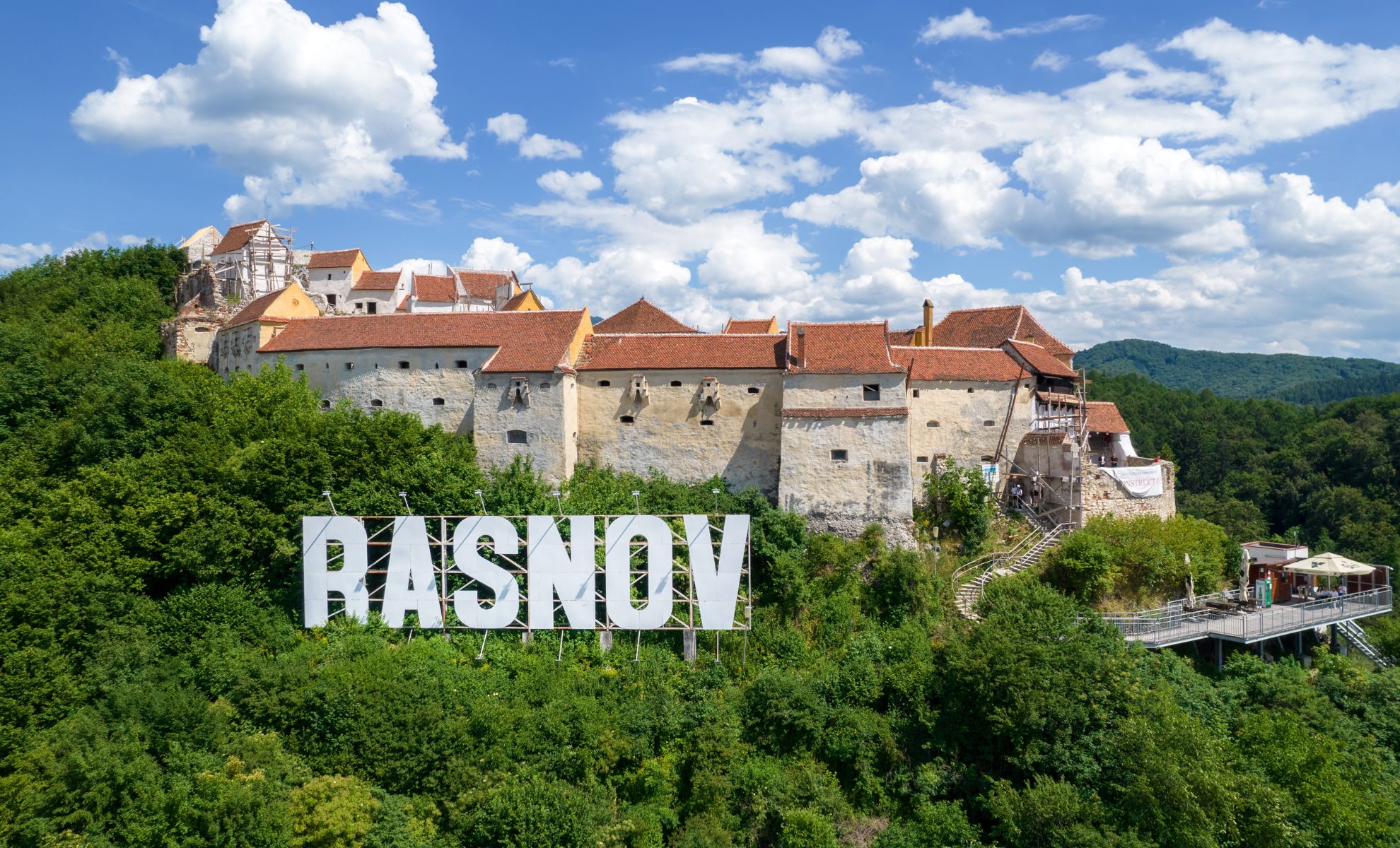 La Citadelle de Rasnov, Transylvanie, Roumanie