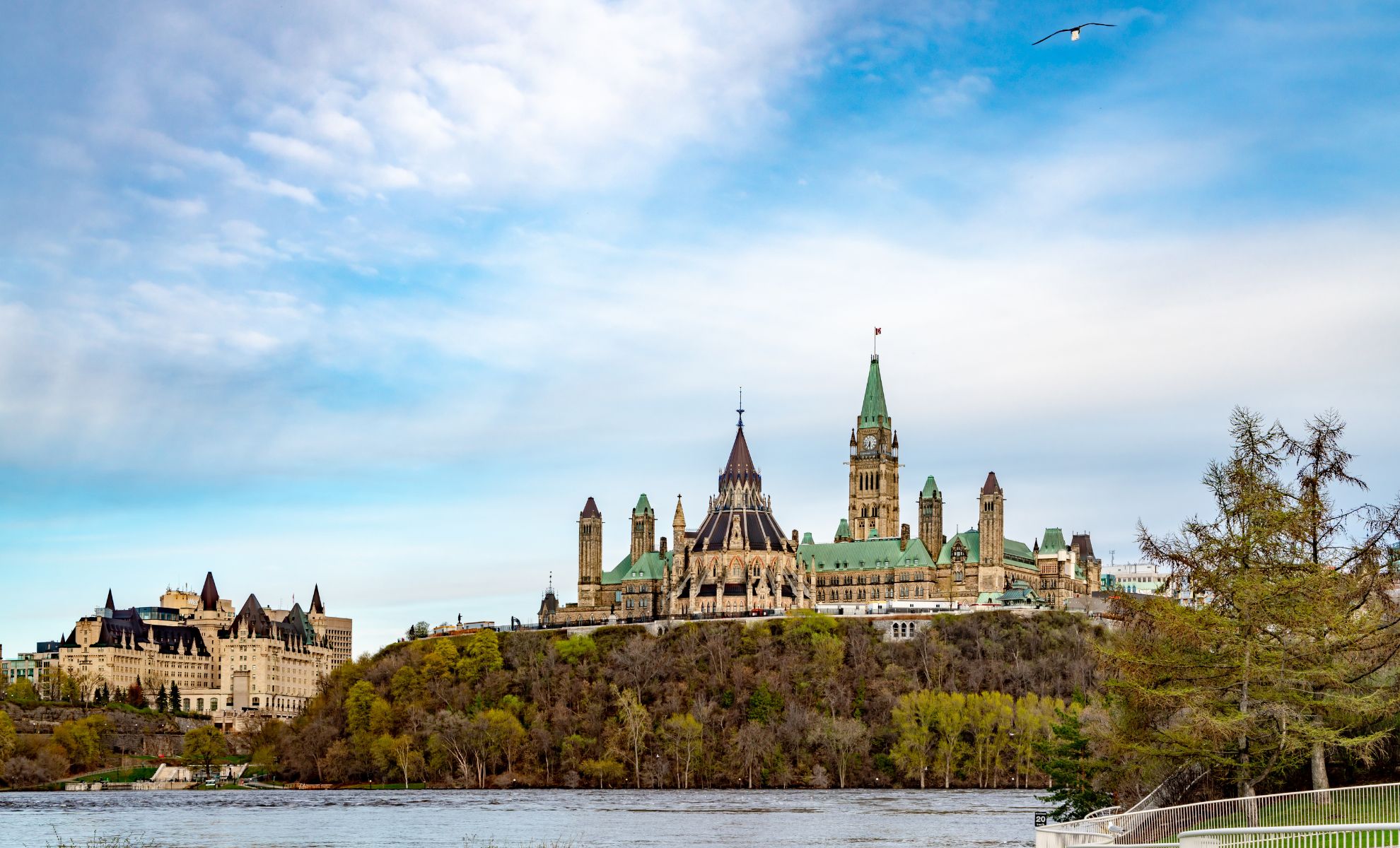 La colline du parlement, Ottawa, Canada