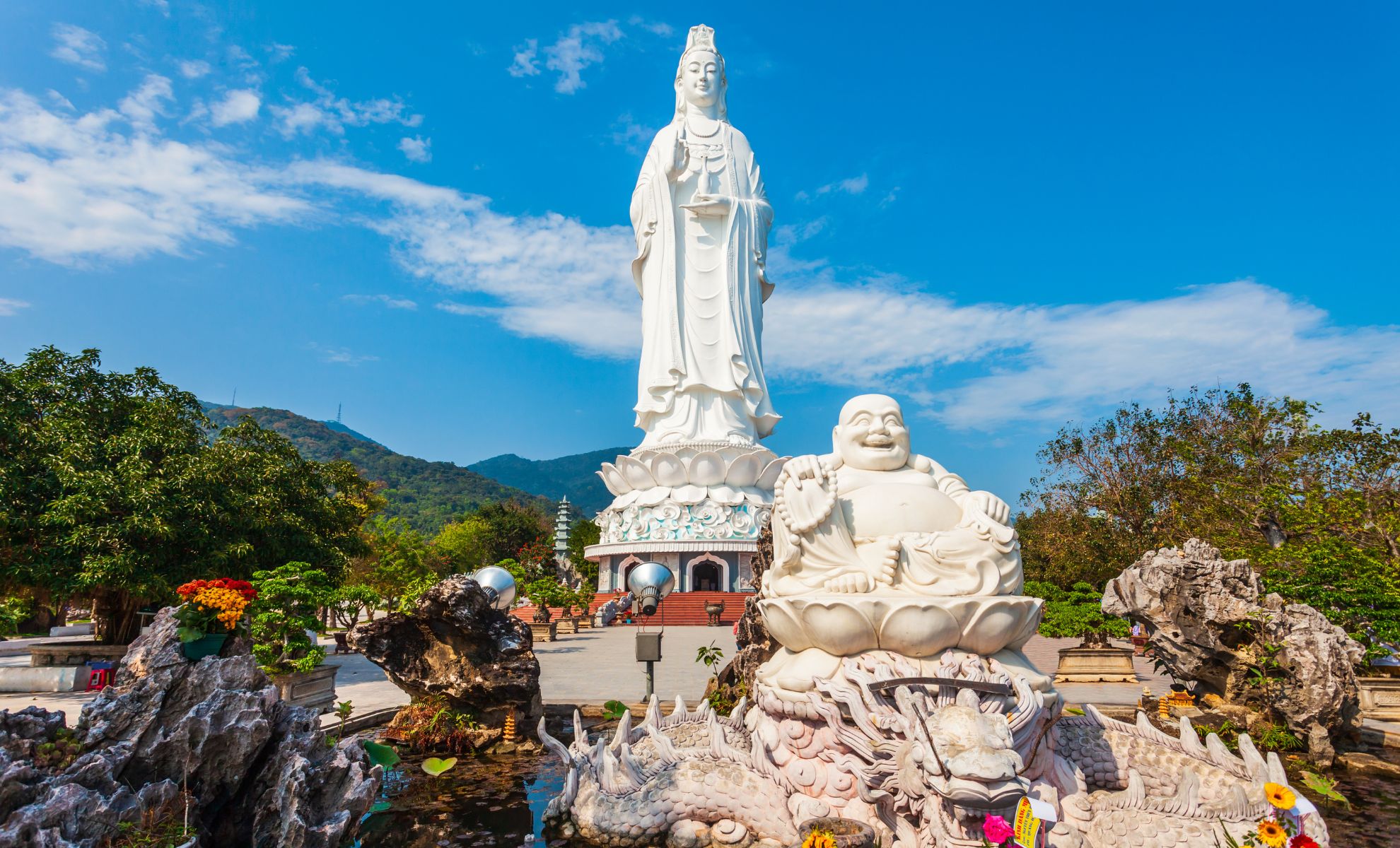 La pagode de Linh Ung, Vietnam