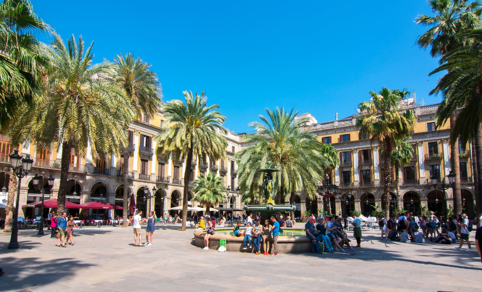 La place du Roi, Barcelone, Espagne