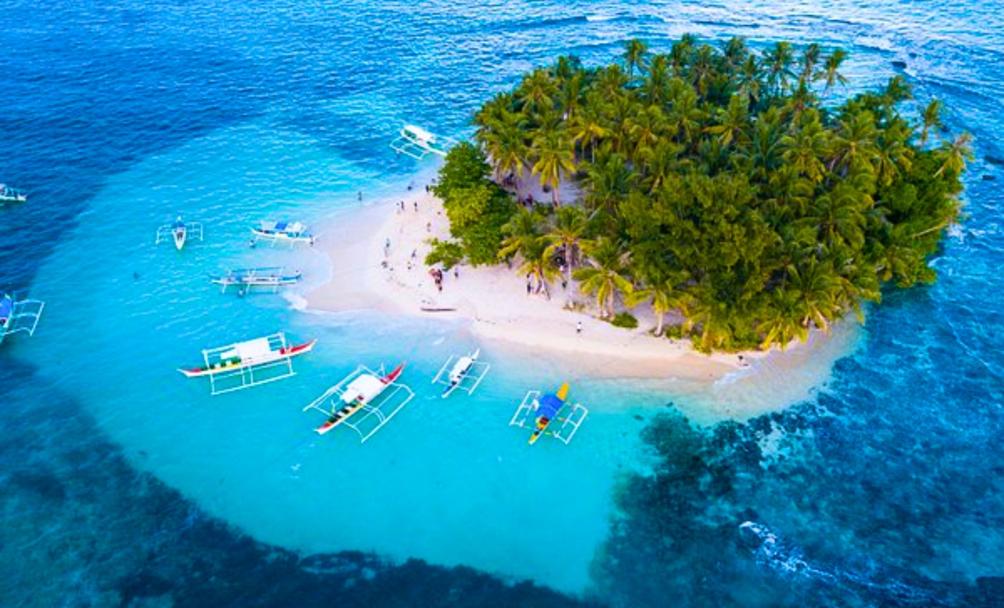 La plage Dapa, Surigao del Norte, l’île de Siargao, Les Philippines