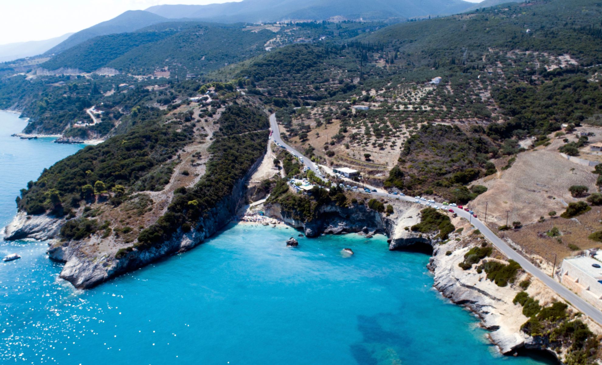 La plage Xigia, Zante, Grèce