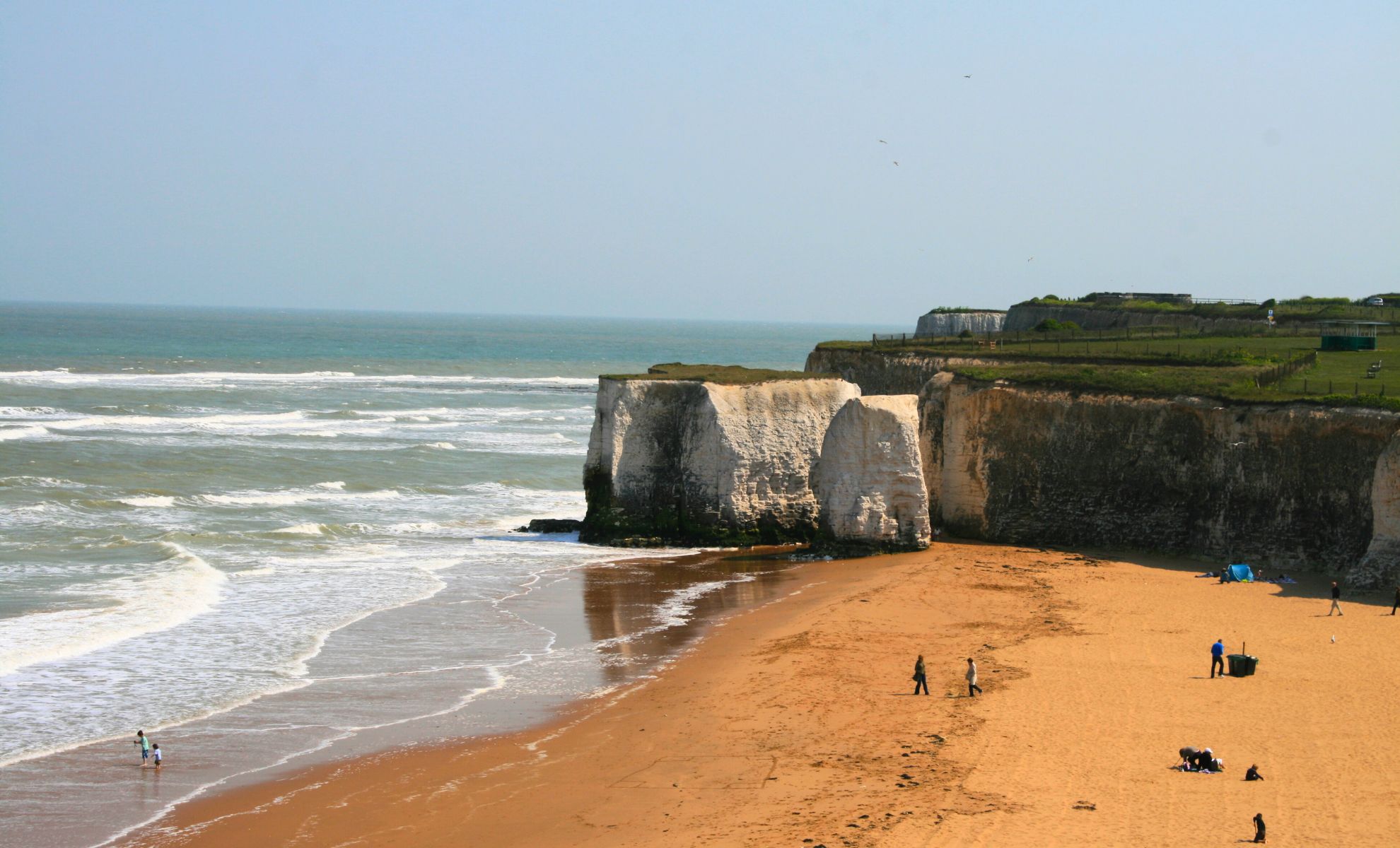 La plage de Botany Bay, Royaume-Uni