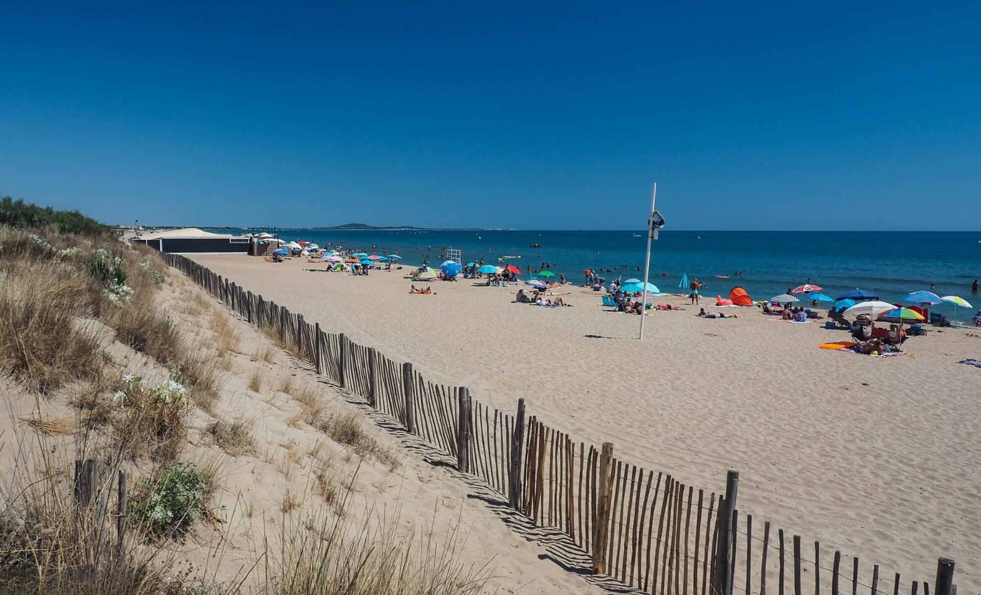 La plage de Sérignan