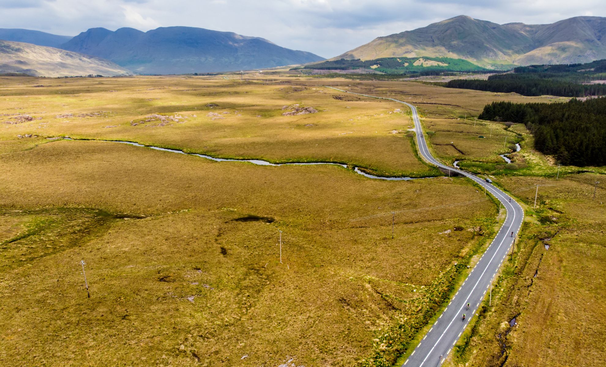 La région du Connemara en Irlande