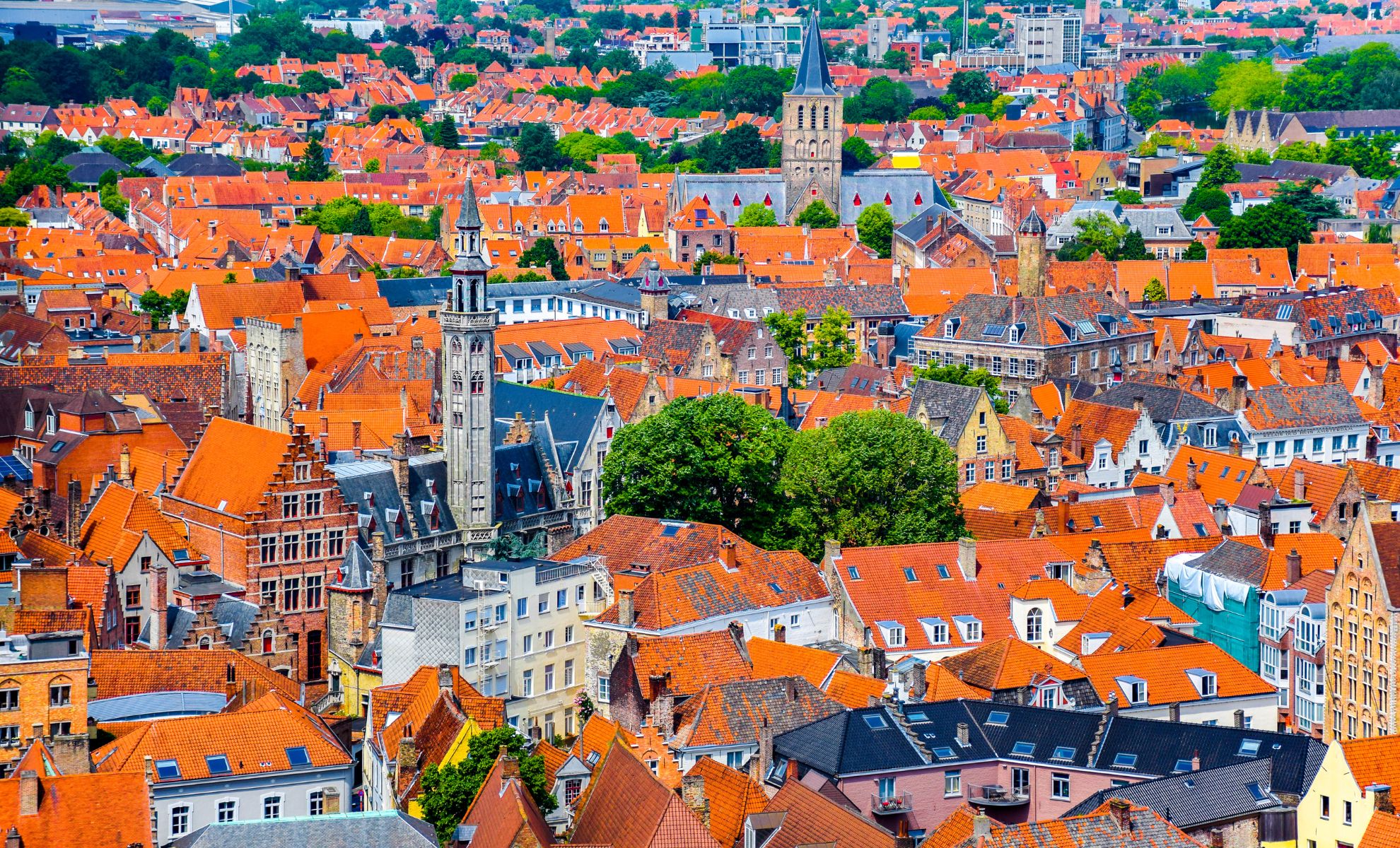 La vieille ville de Bruges, Belgique