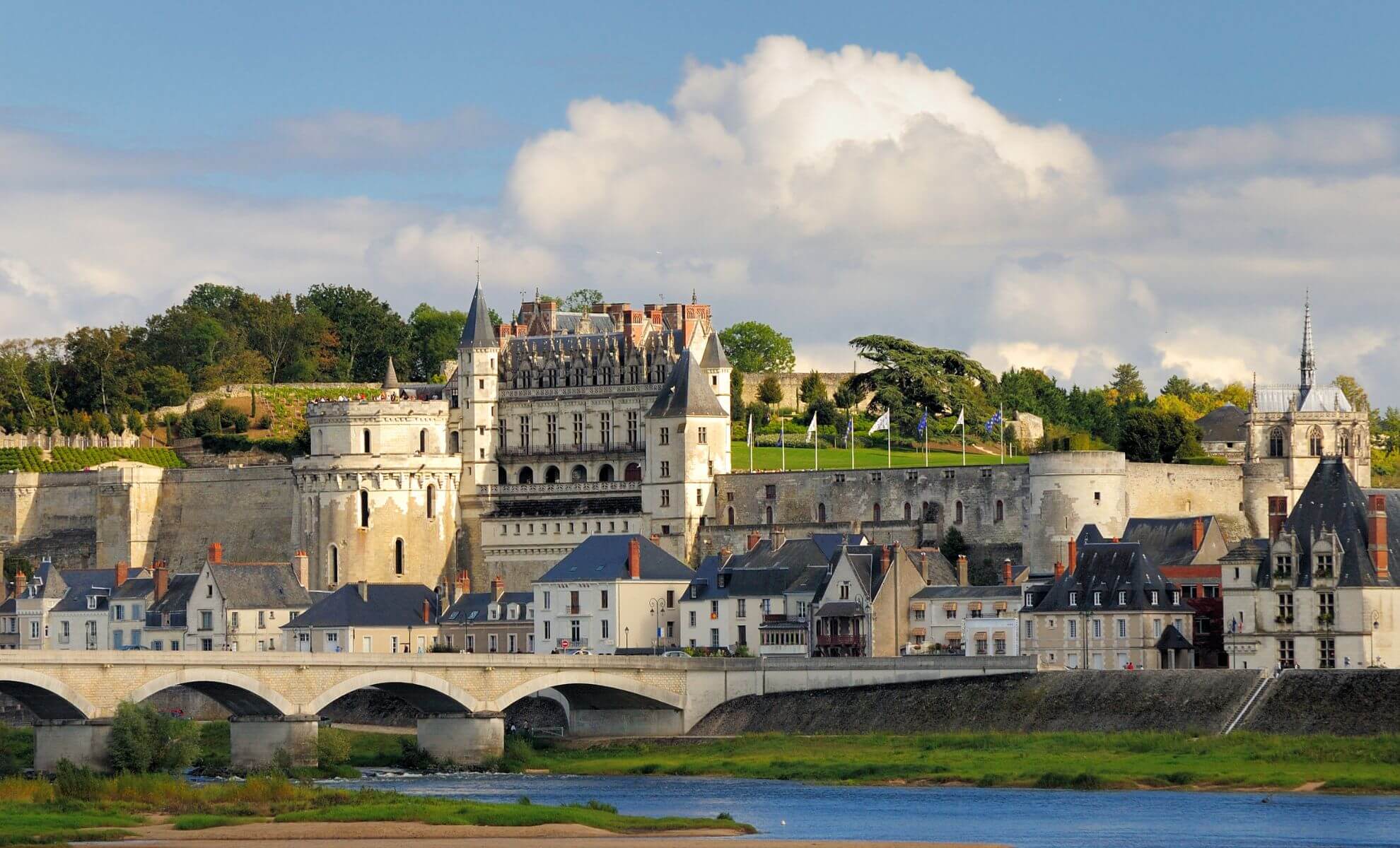 La ville d’Amboise, la Loire, France