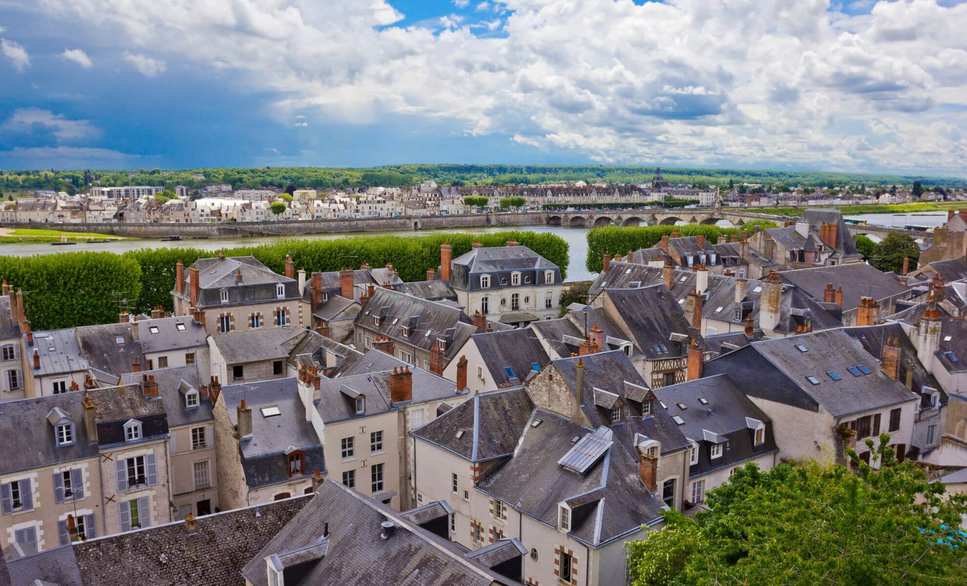 La ville de Blois, France