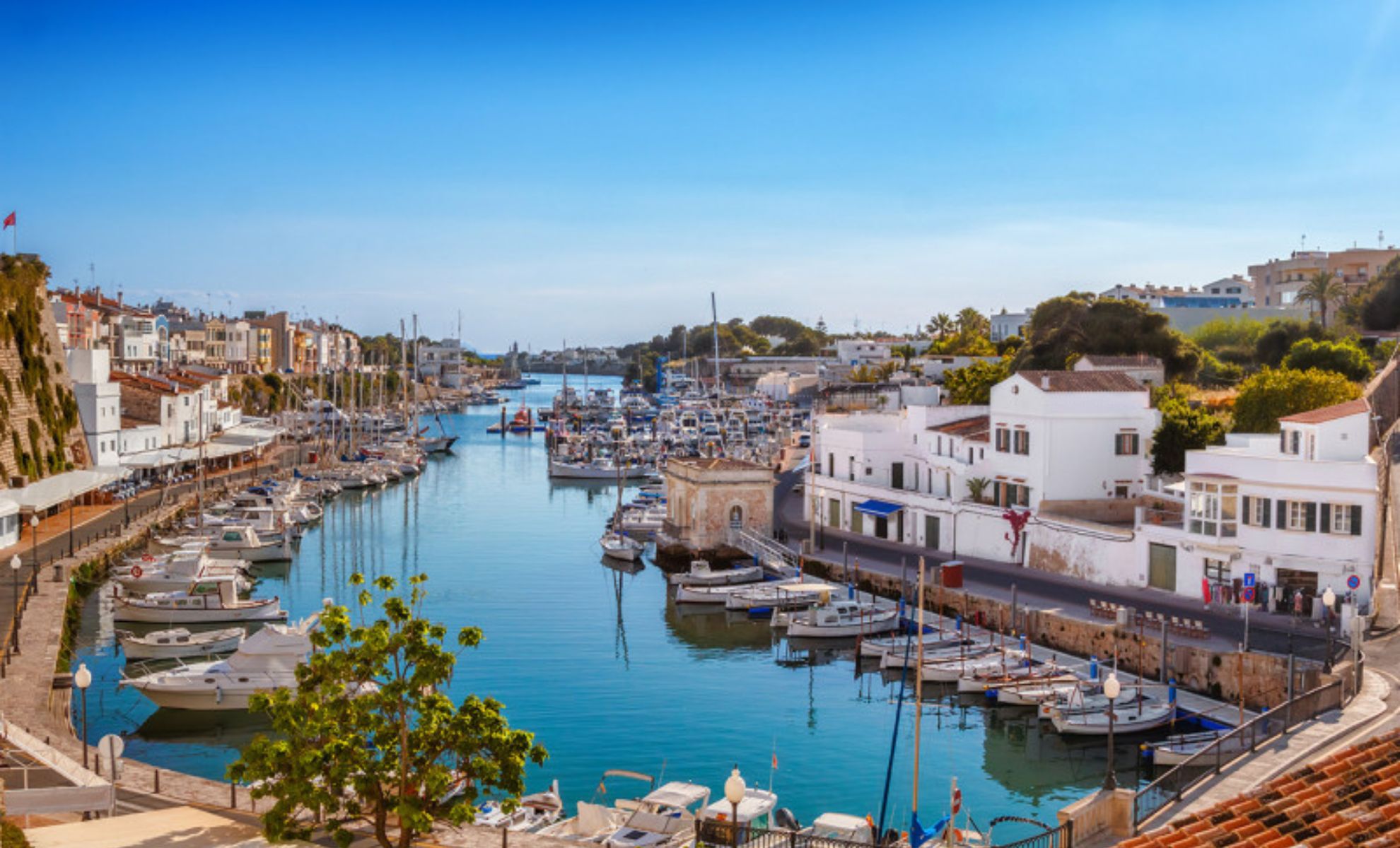 La ville de Ciutadella, Minorque, Espagne