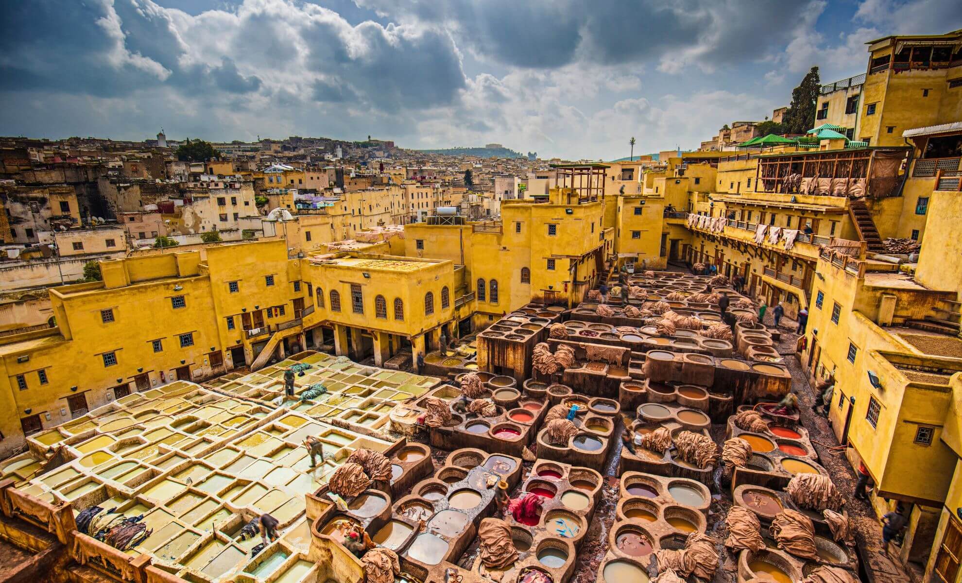La ville de Fès, Maroc