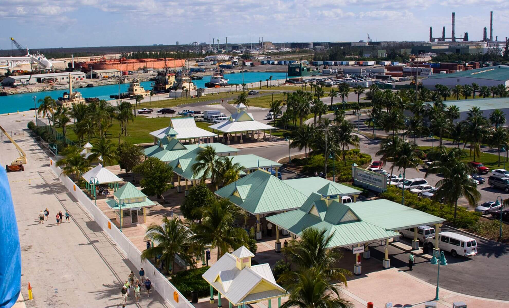 La ville de Freeport, Bahamas