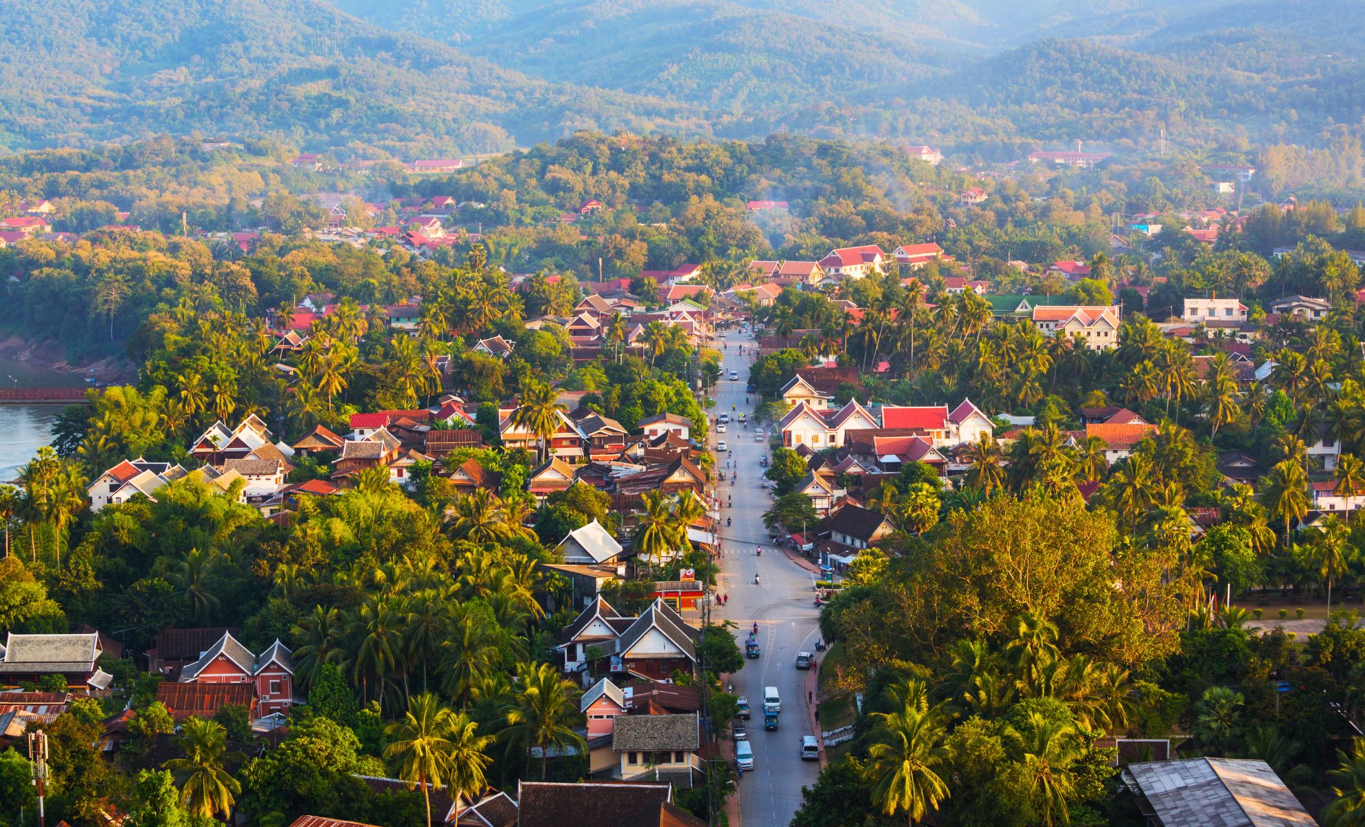 La ville de  Luang Prabang , Laos