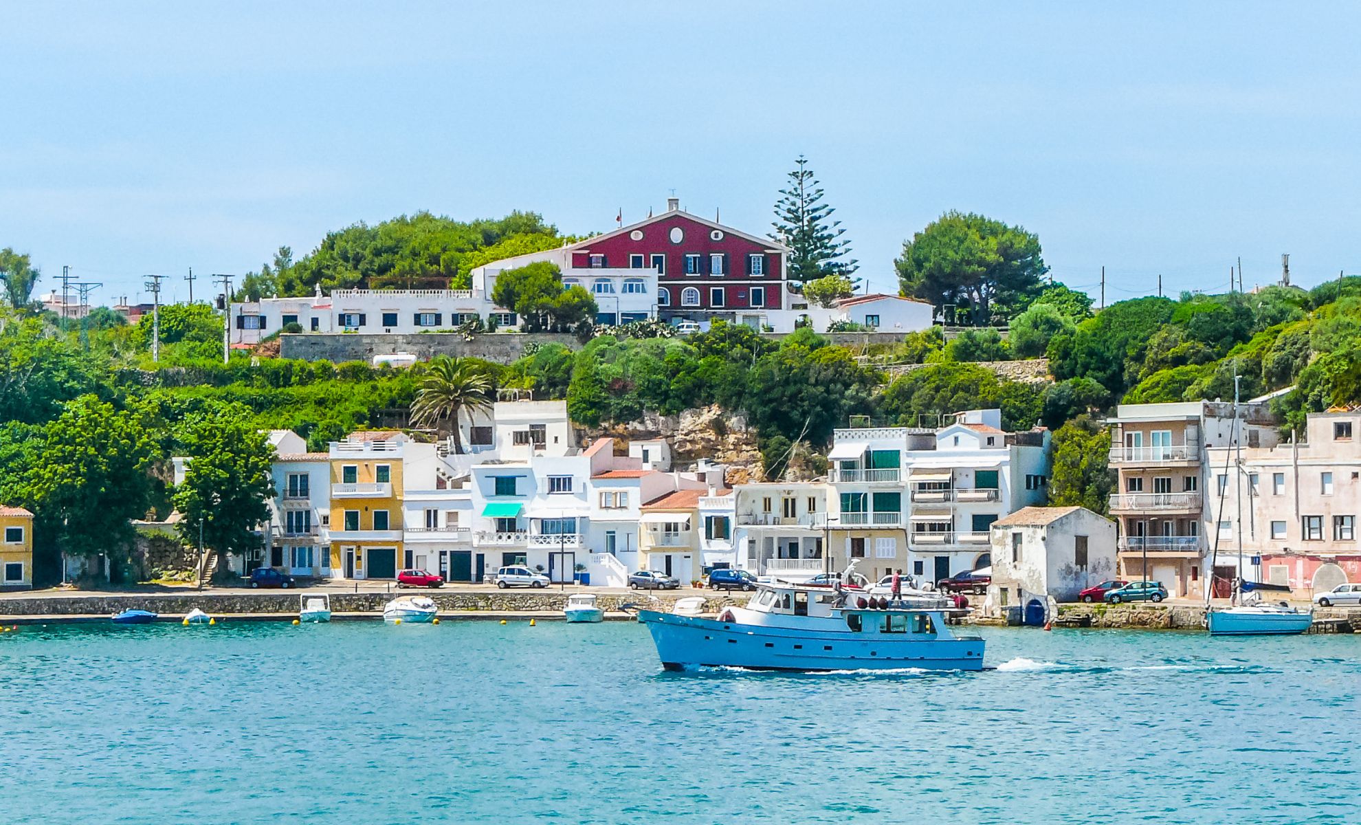 La ville de Mahón, Minorque, Espagne