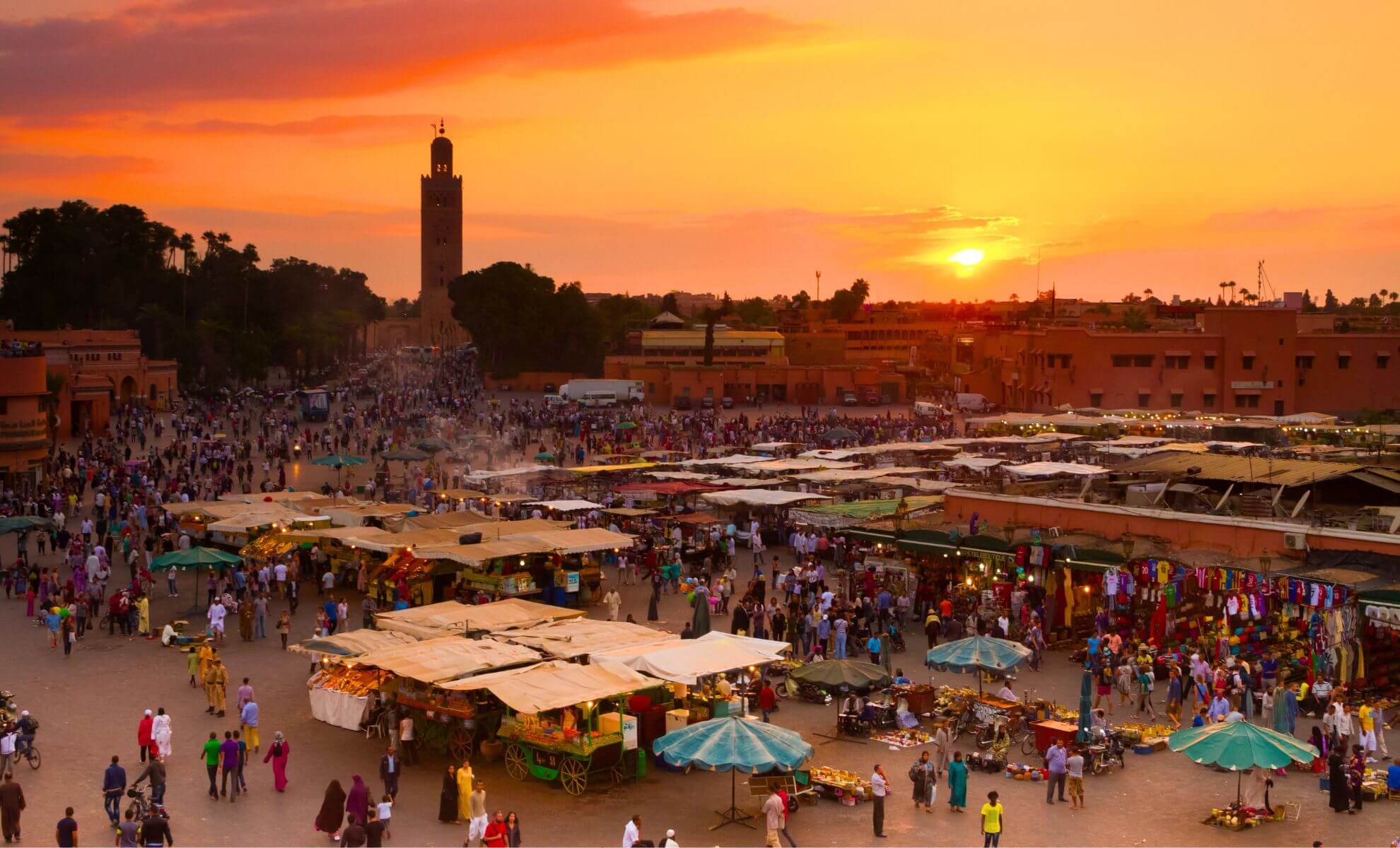 La ville de Marrakech, Maroc