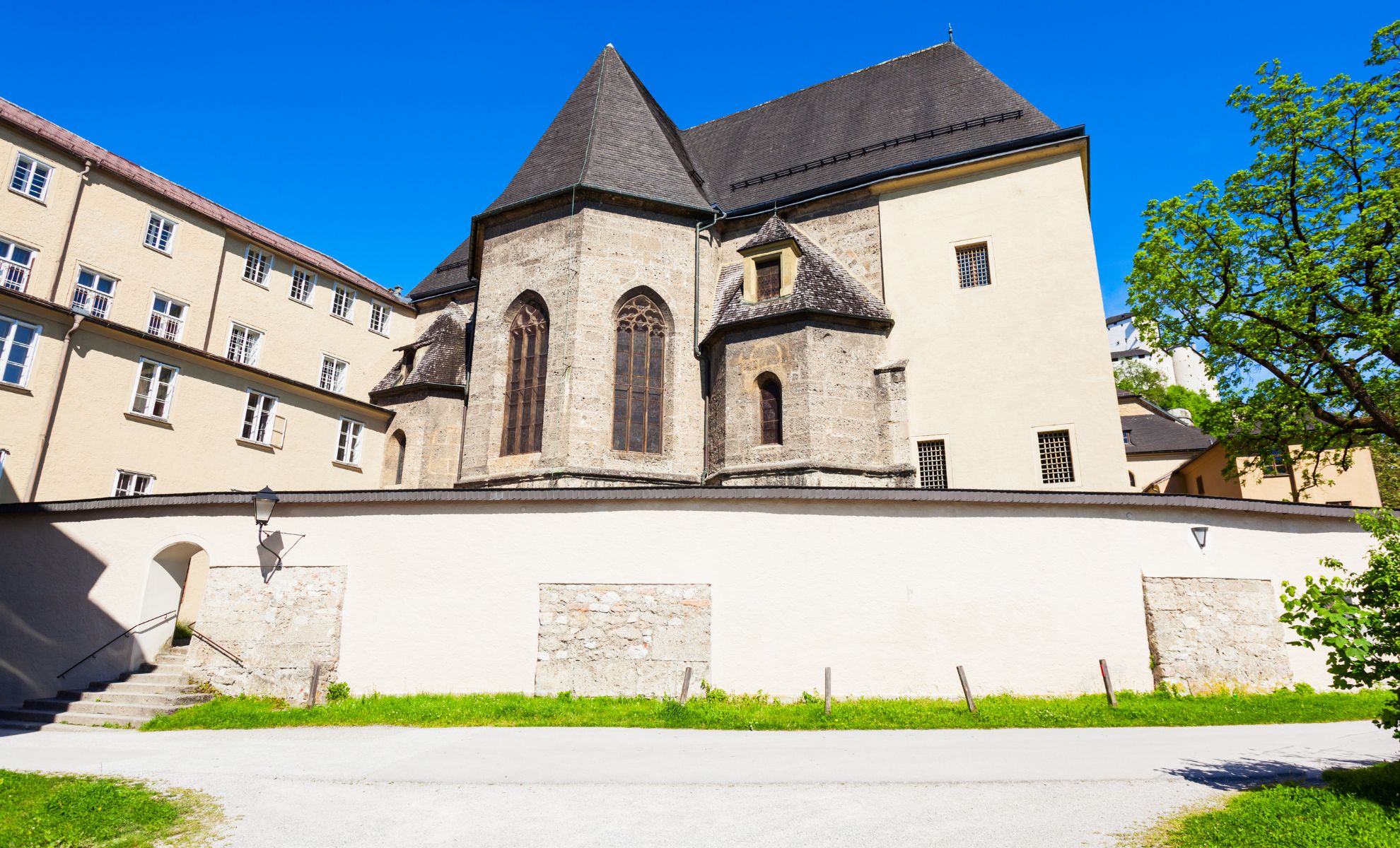 L’abbaye de Nonnberg, Salzbourg, Autriche