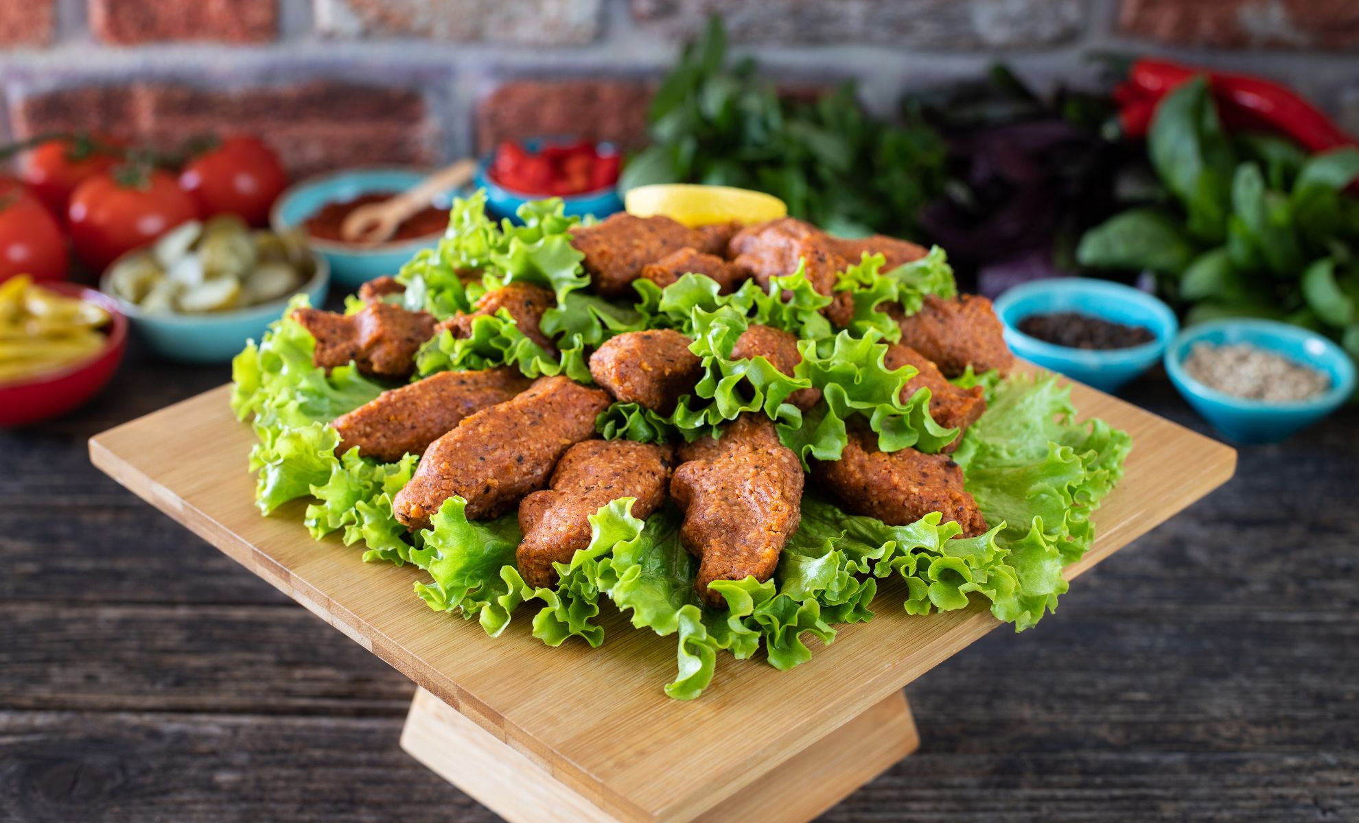 Le Çiğ Köfte plat traditionnel d'Istanbul