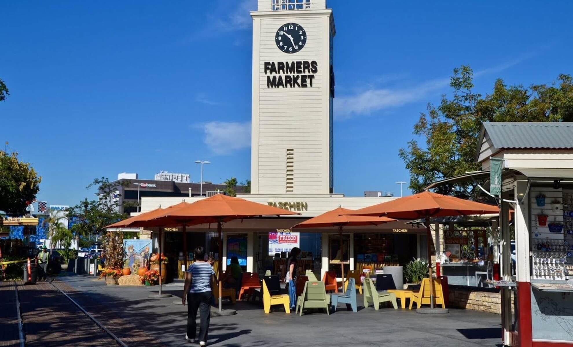 Le Marché fermier original de Los Angeles, États-Unis