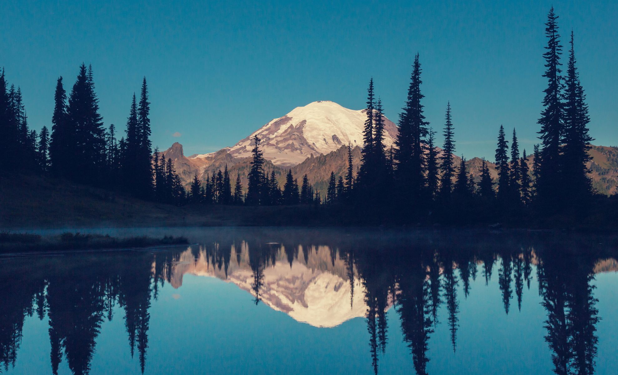 Le Mont Rainier à Washington, États-Unis