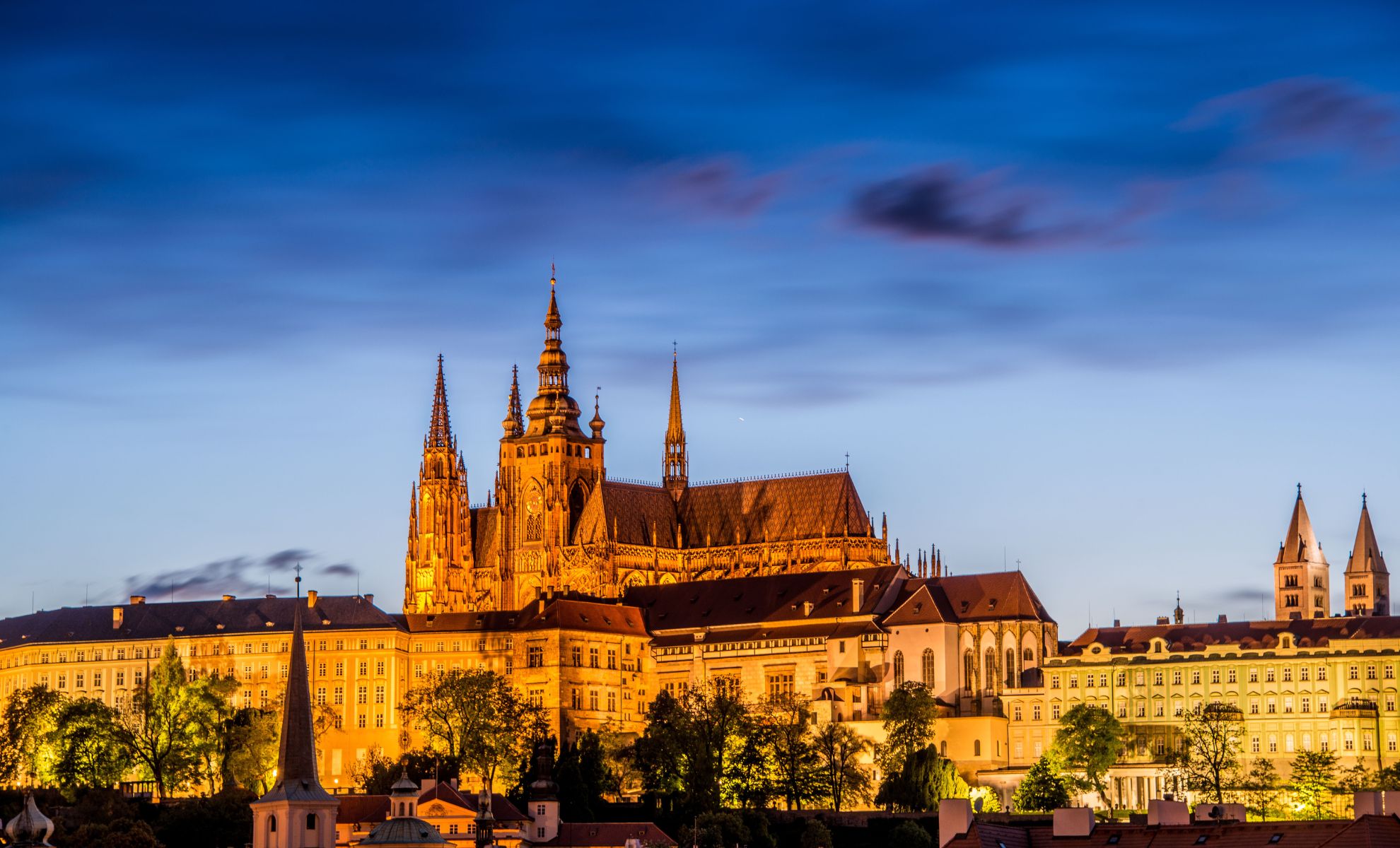 Le château de Prague , République tchèque