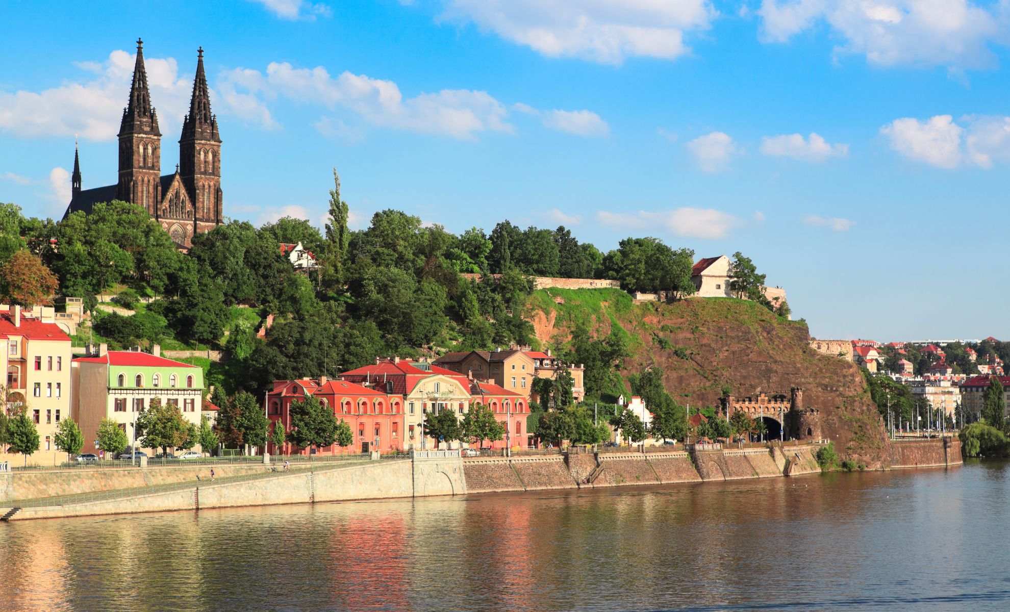 Le château de Vyšehrad , République tchèque