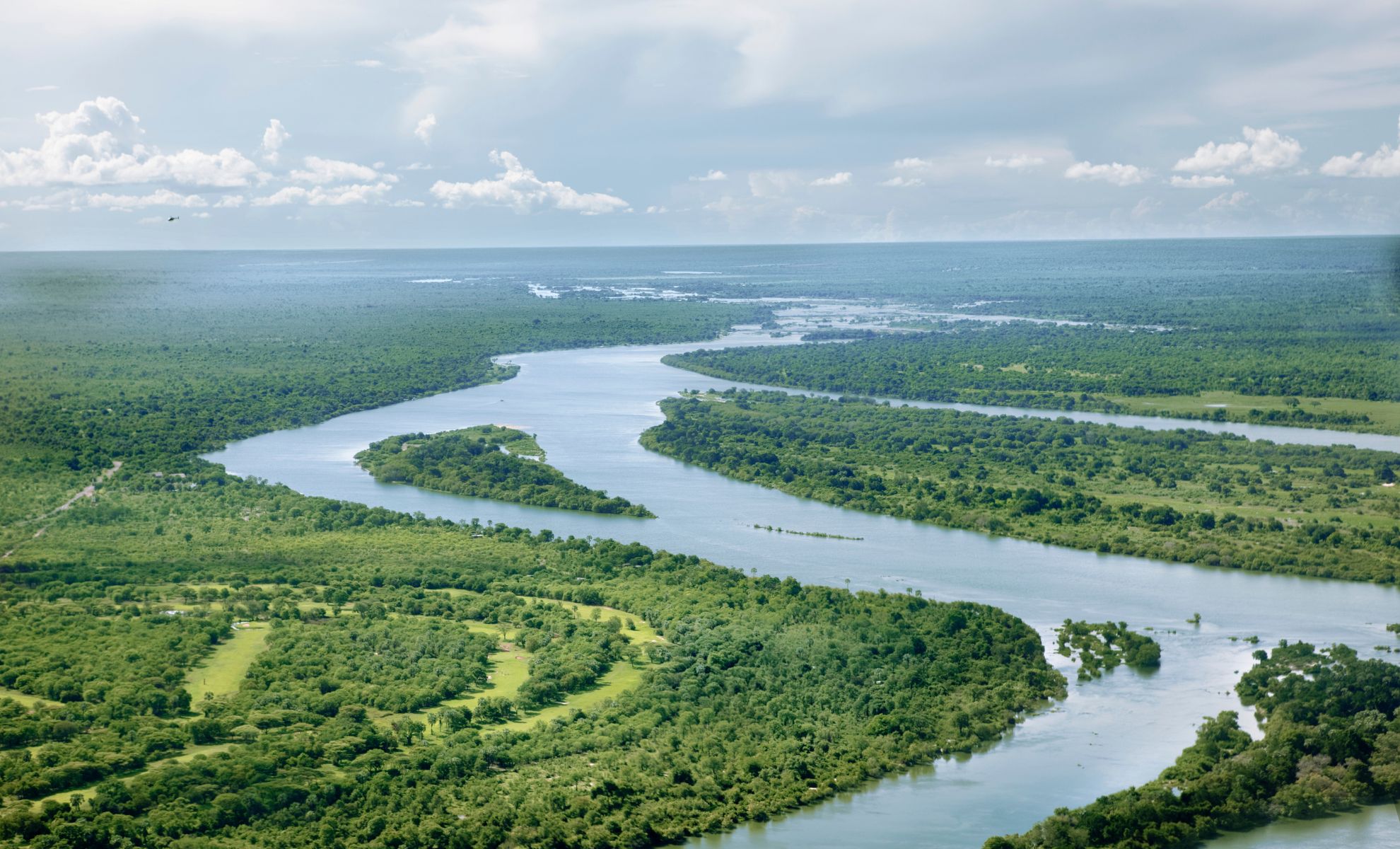 Le fleuve Zambèze, Mozambique