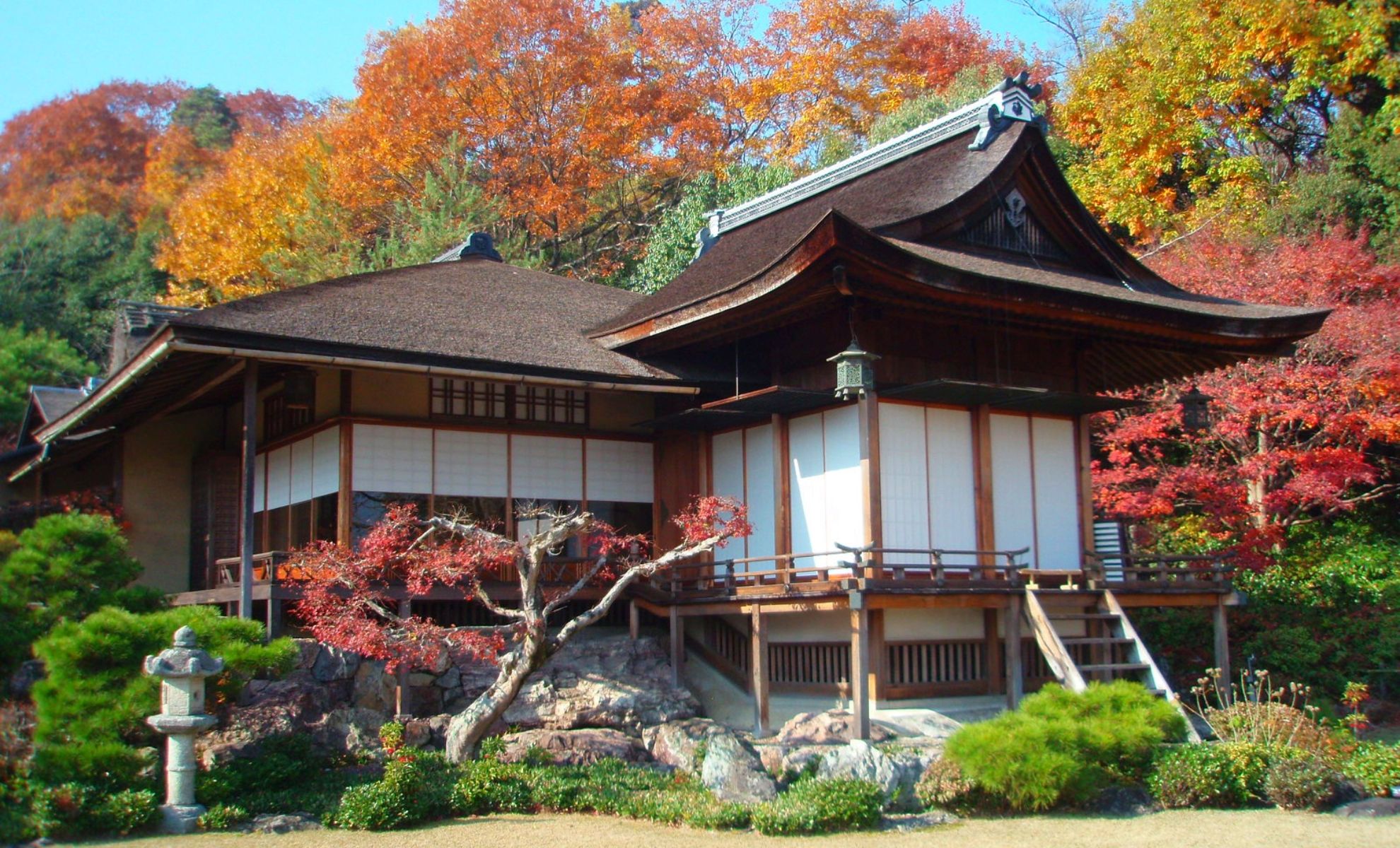 Le jardin Okochi-Sanso, Kyoto, Japon