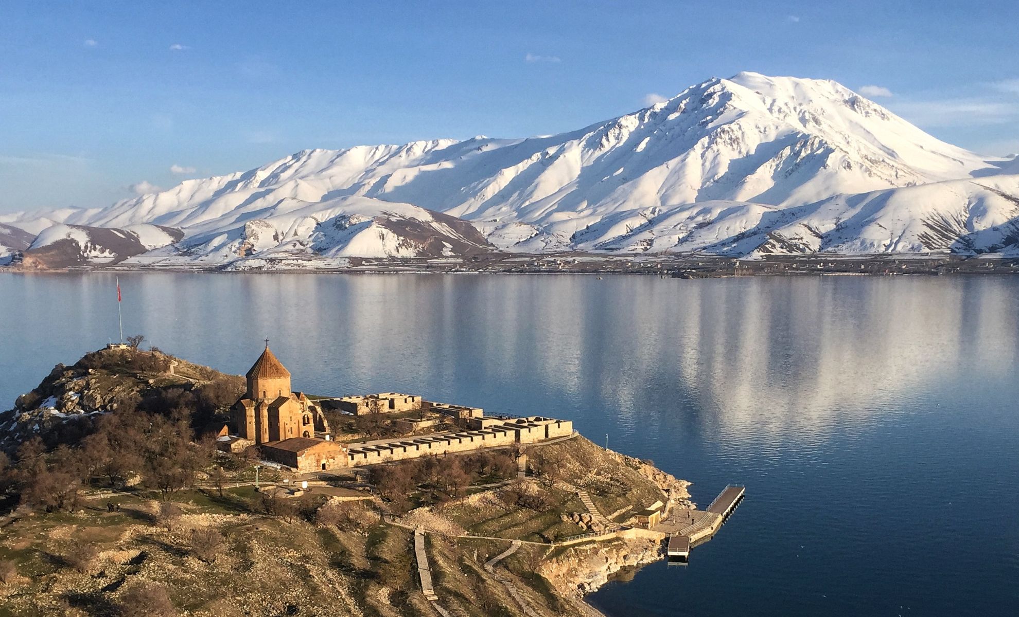 Le lac de Van, Turquie