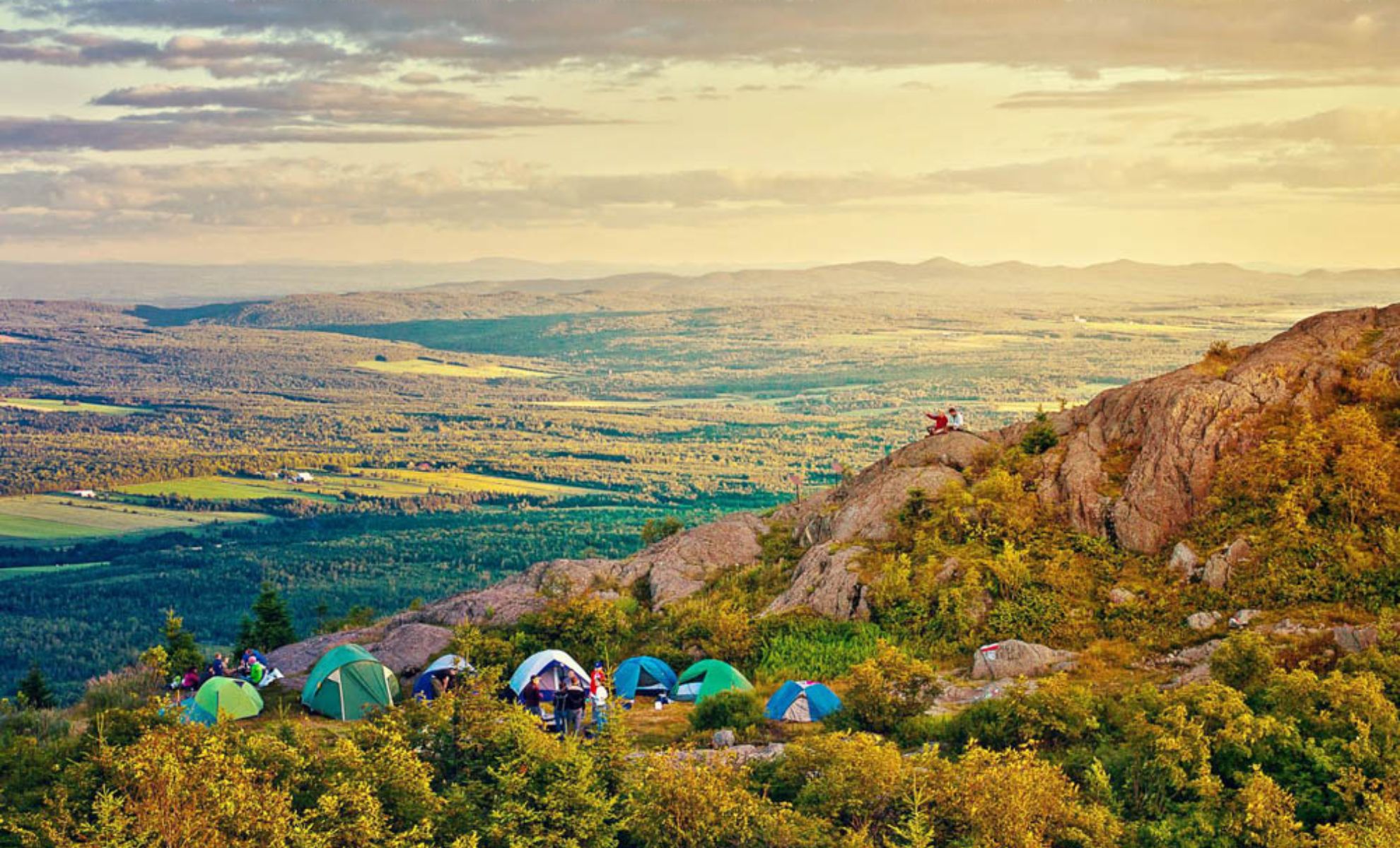 Le mont-Ham dans les Cantons de l’Ouest, Québec, Canada