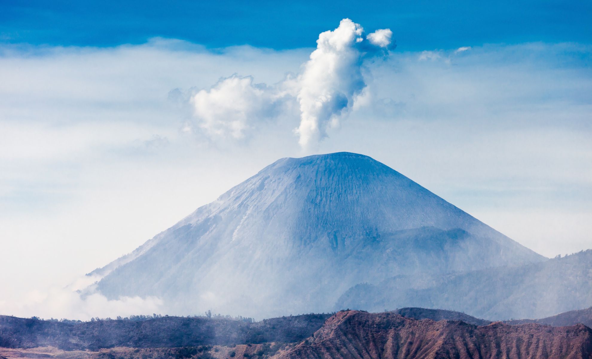 Le mont semeru, Indonésie