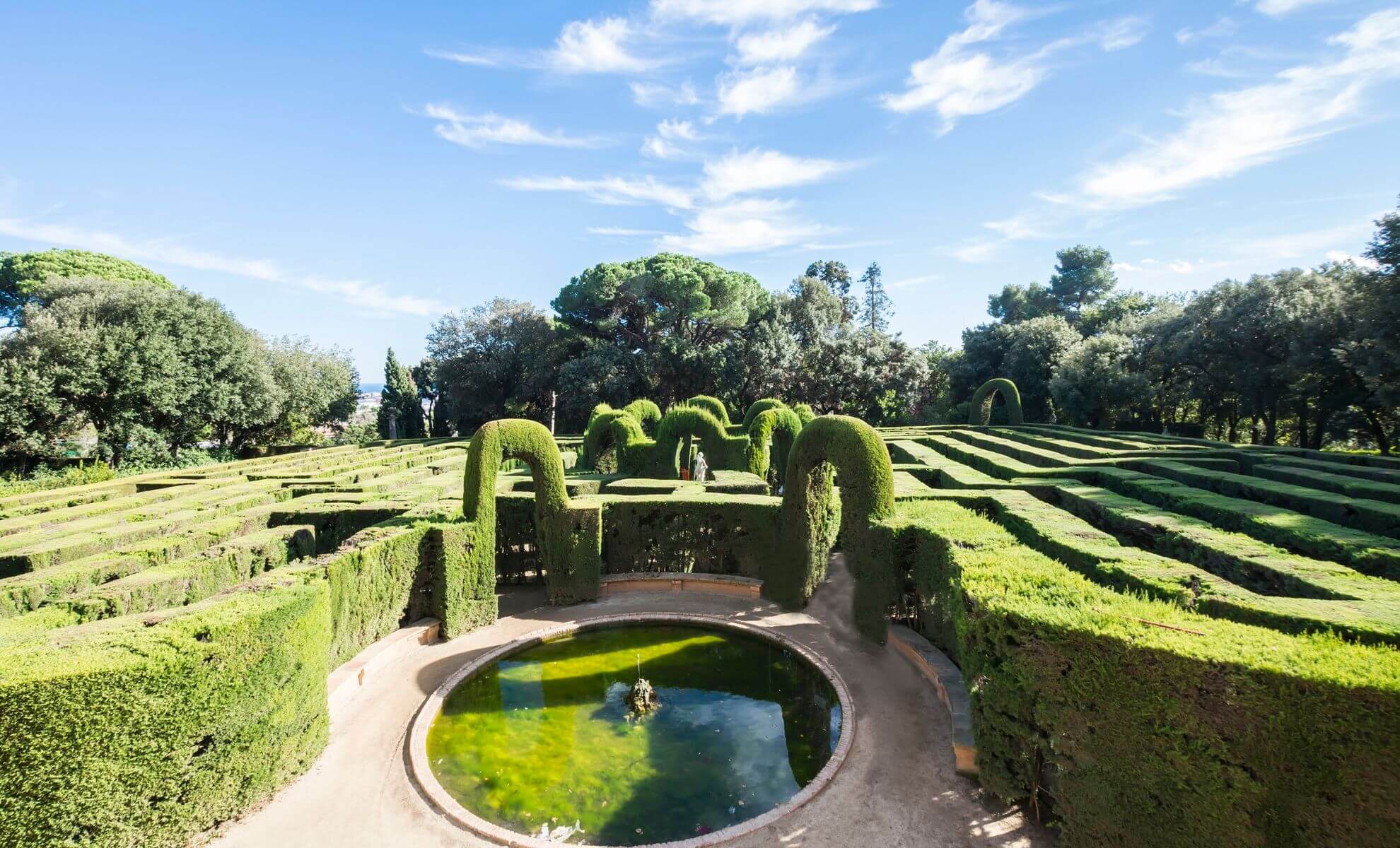 Le parc du Labyrinthe d’Horta, Barcelone , Espagne