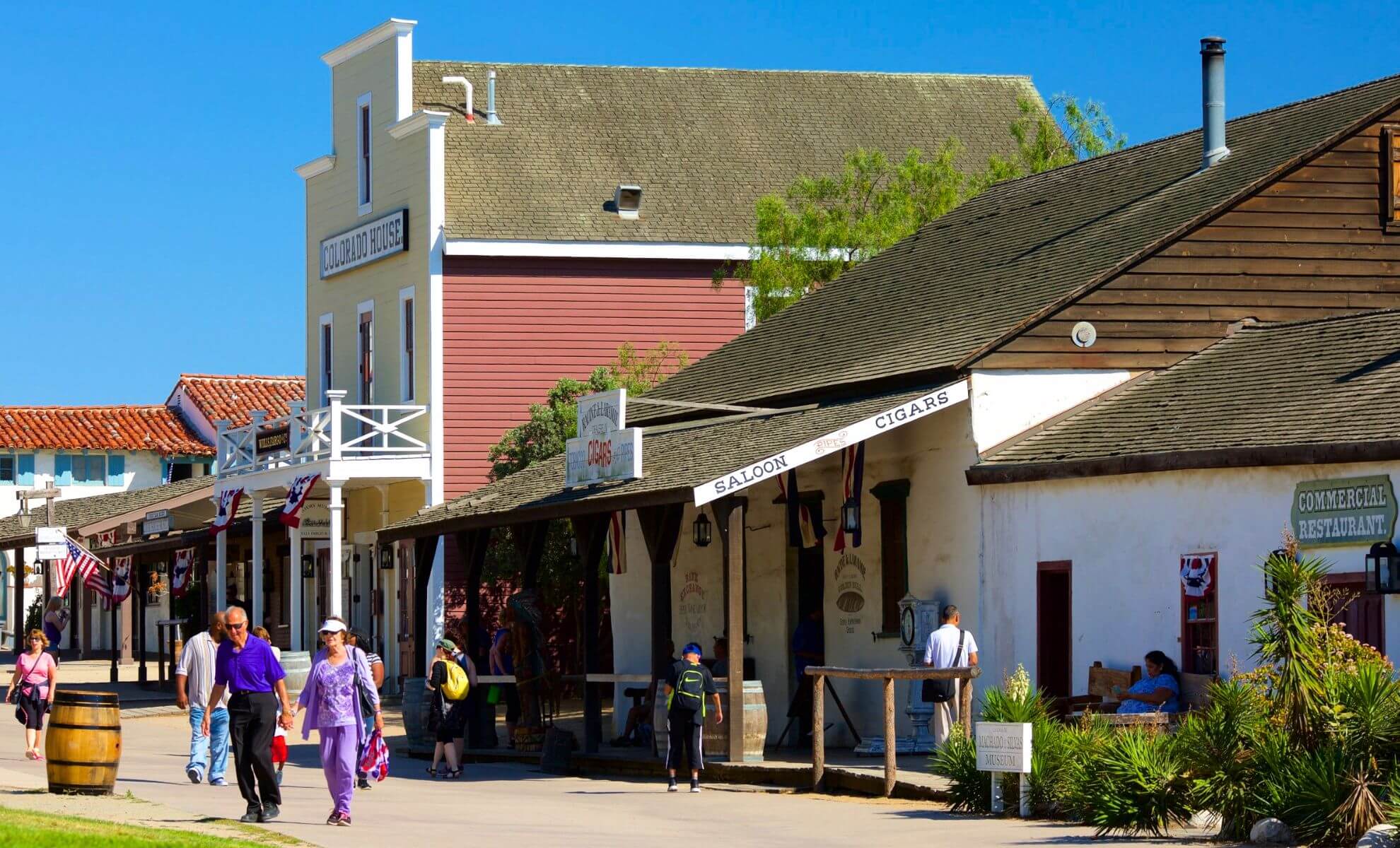 Le quartier Old town San Diego, États-Unis