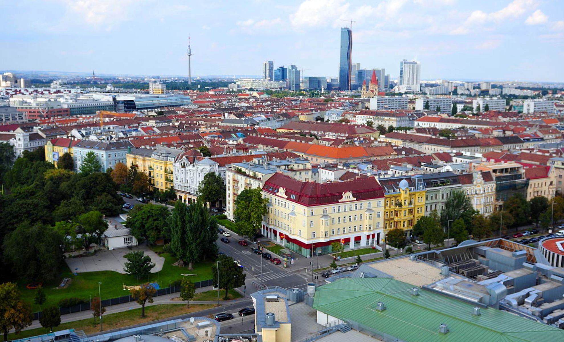 Le quartier de Leopoldstadt, Vienne , Autriche