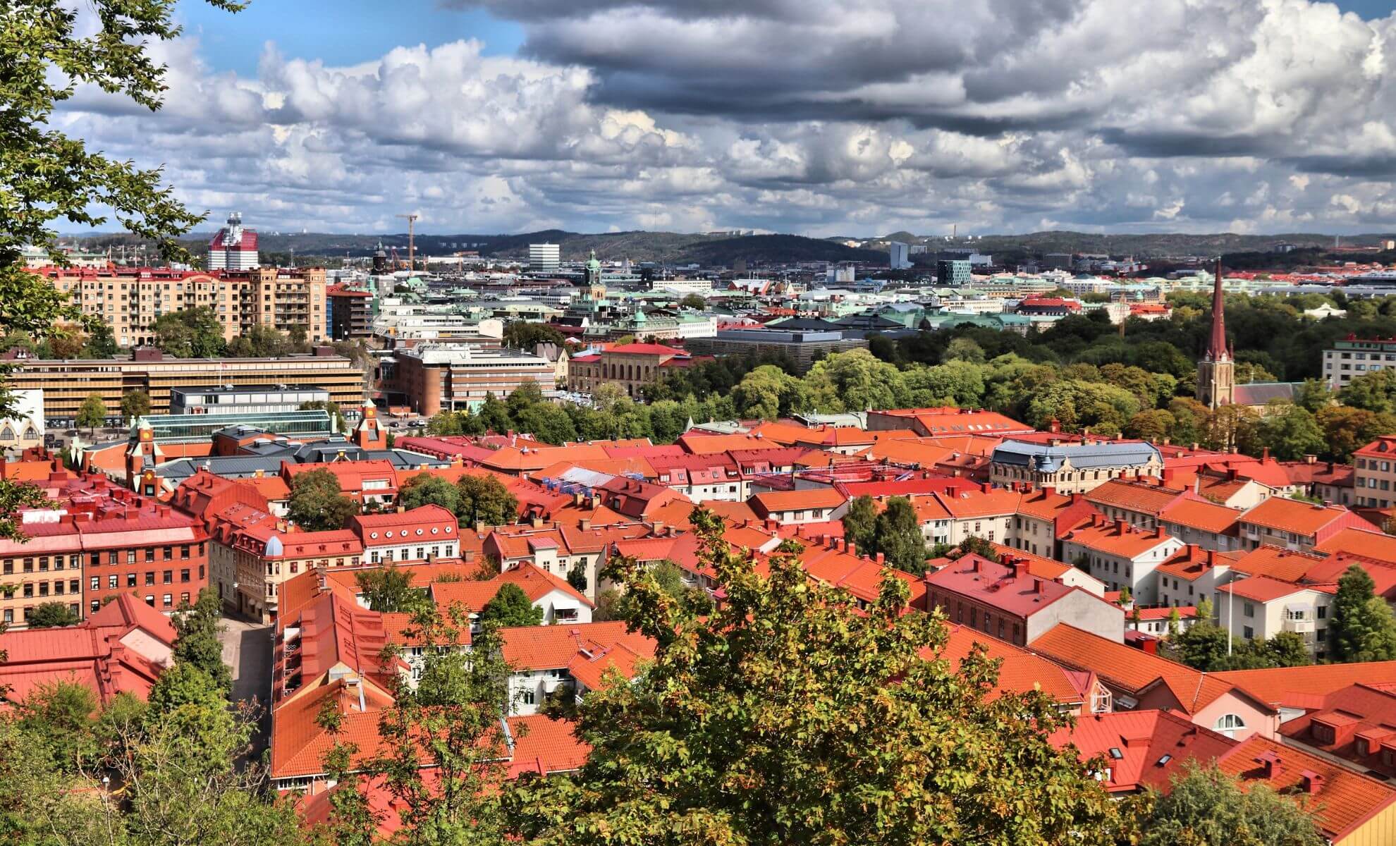 Le quartier historique de Haga, Göteborg, Suède