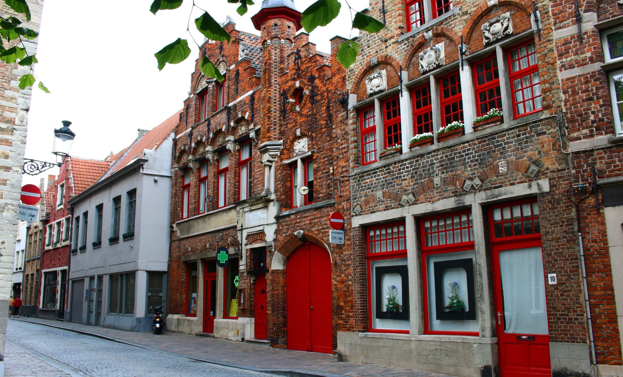 Le quartier ouest de la ville de Bruges, Belgique