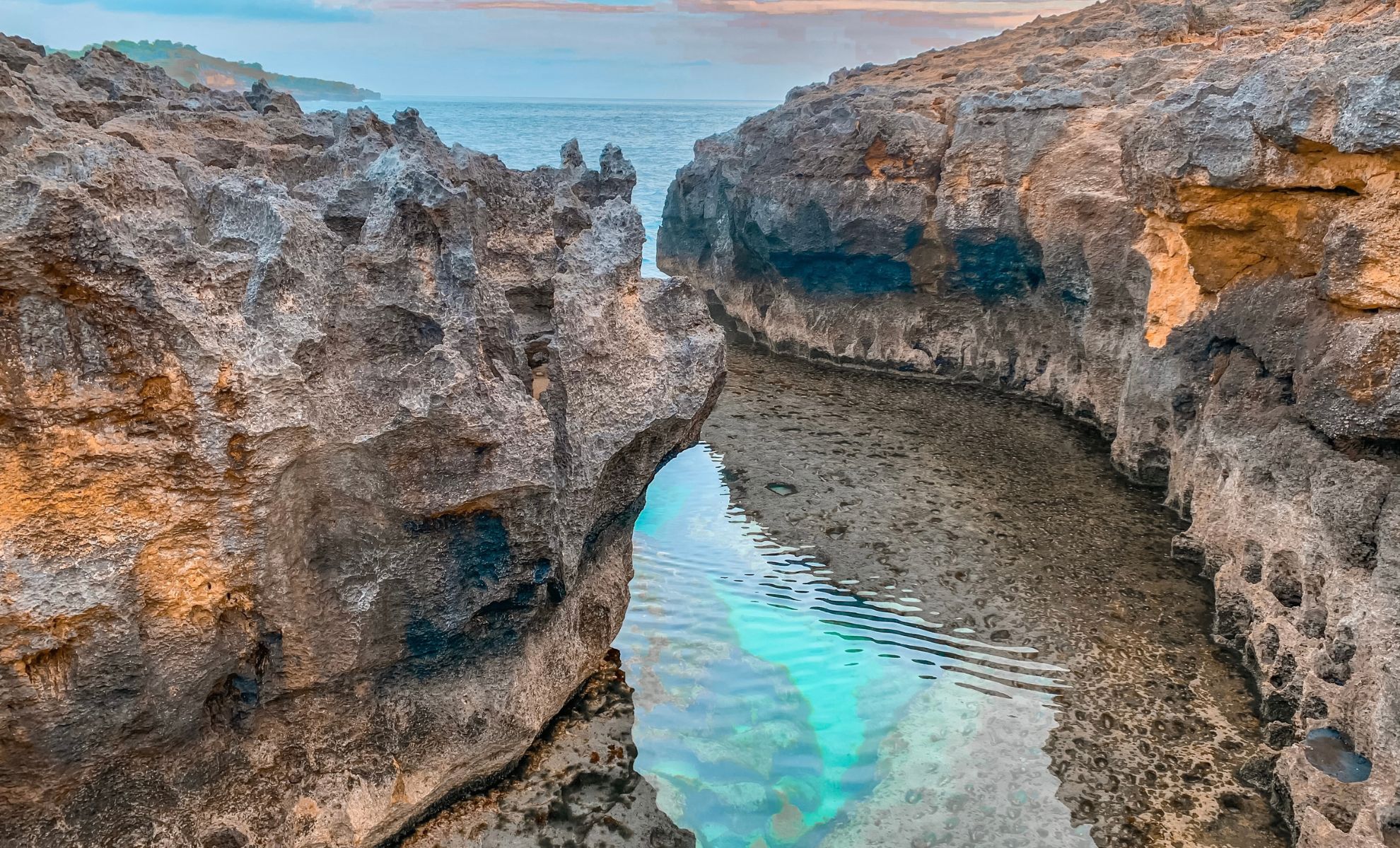 Le site d’Angel’s Billabong, Nusa Penida, Indonésie